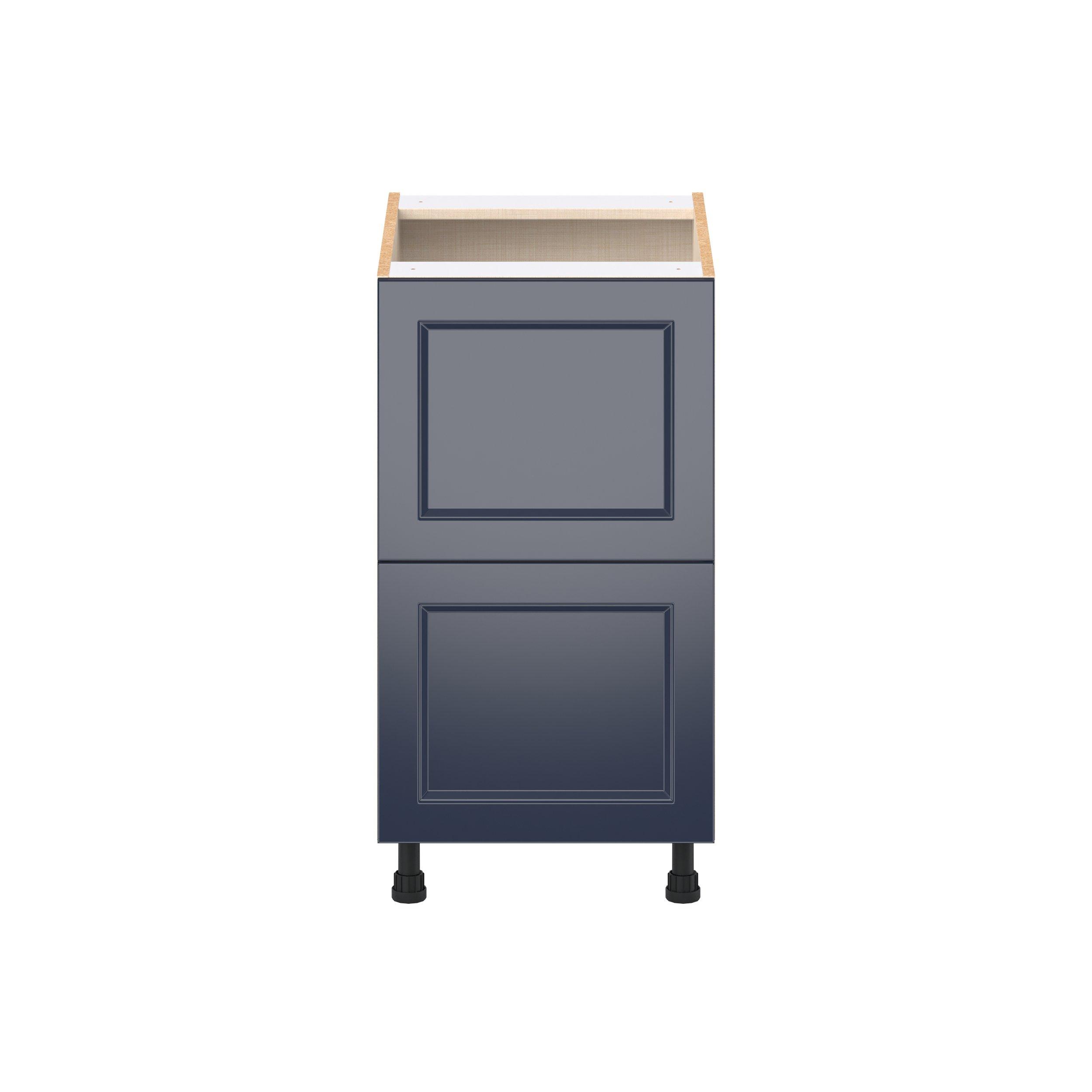 Peachtree 18 in. Painted Midnight Blue Drawer Base Cabinet