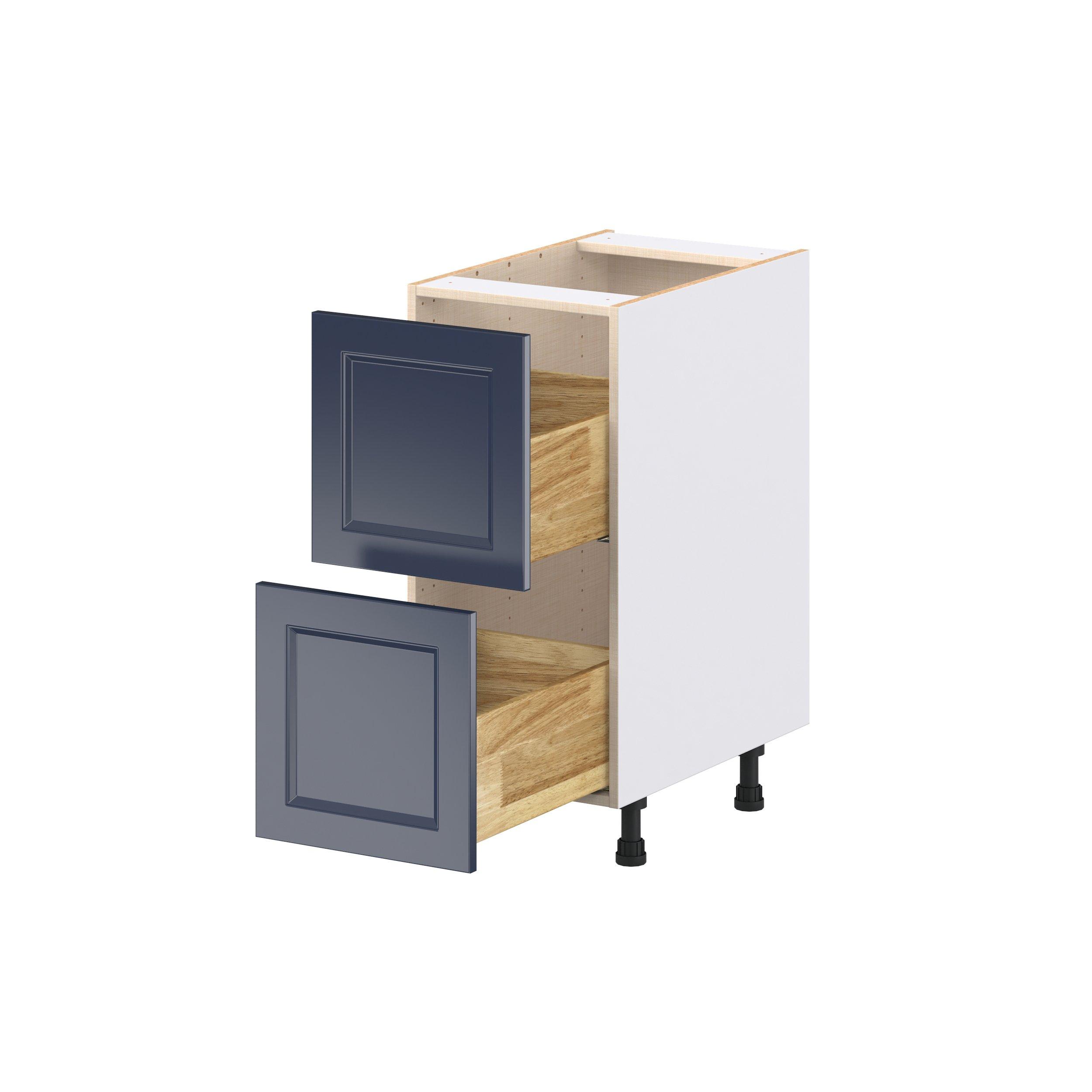 Peachtree 15 in. Painted Midnight Blue Drawer Base Cabinet