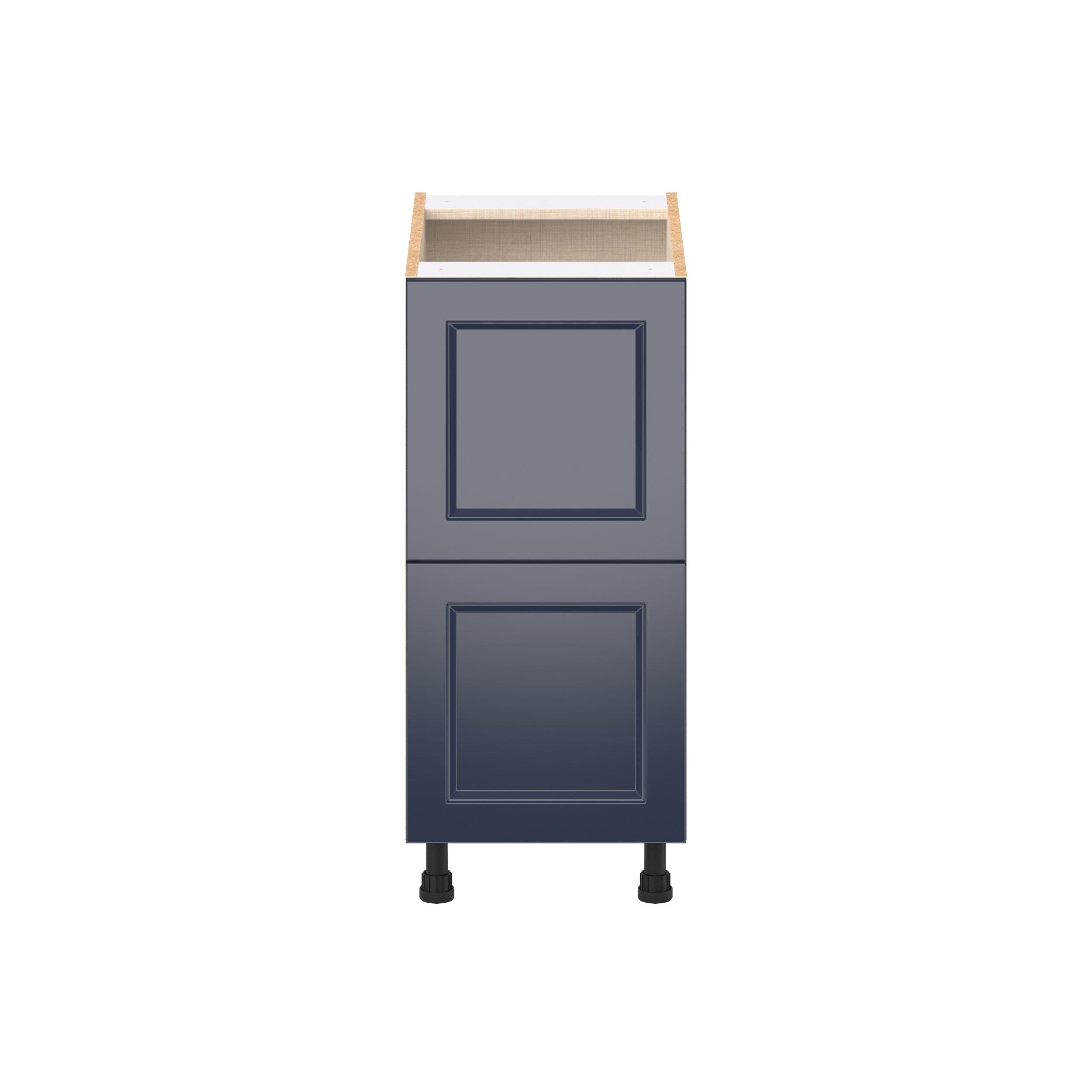 Peachtree 15 in. Painted Midnight Blue Drawer Base Cabinet