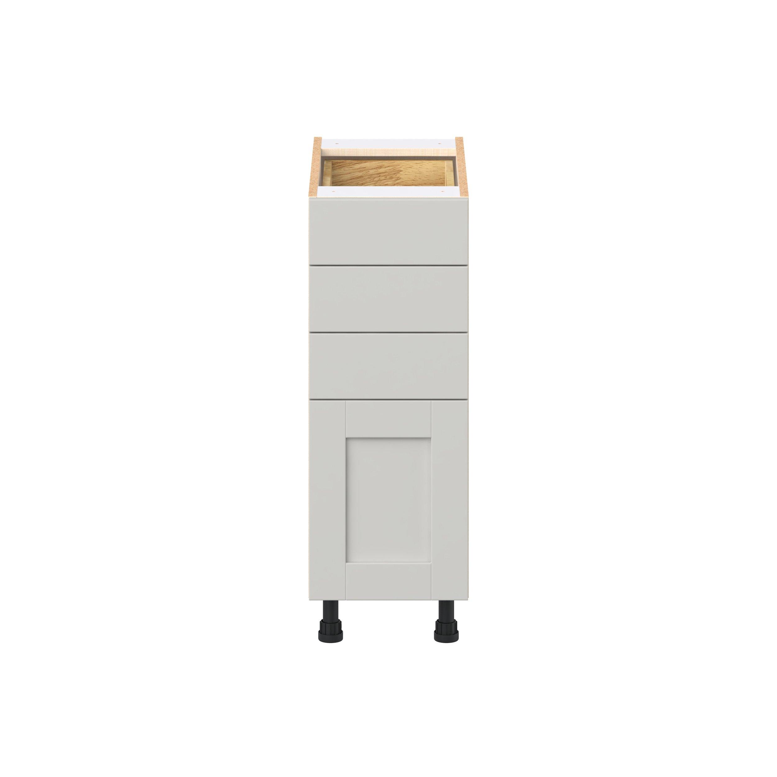 Summerhill 33 in. Light Gray Drawer Base Cabinet