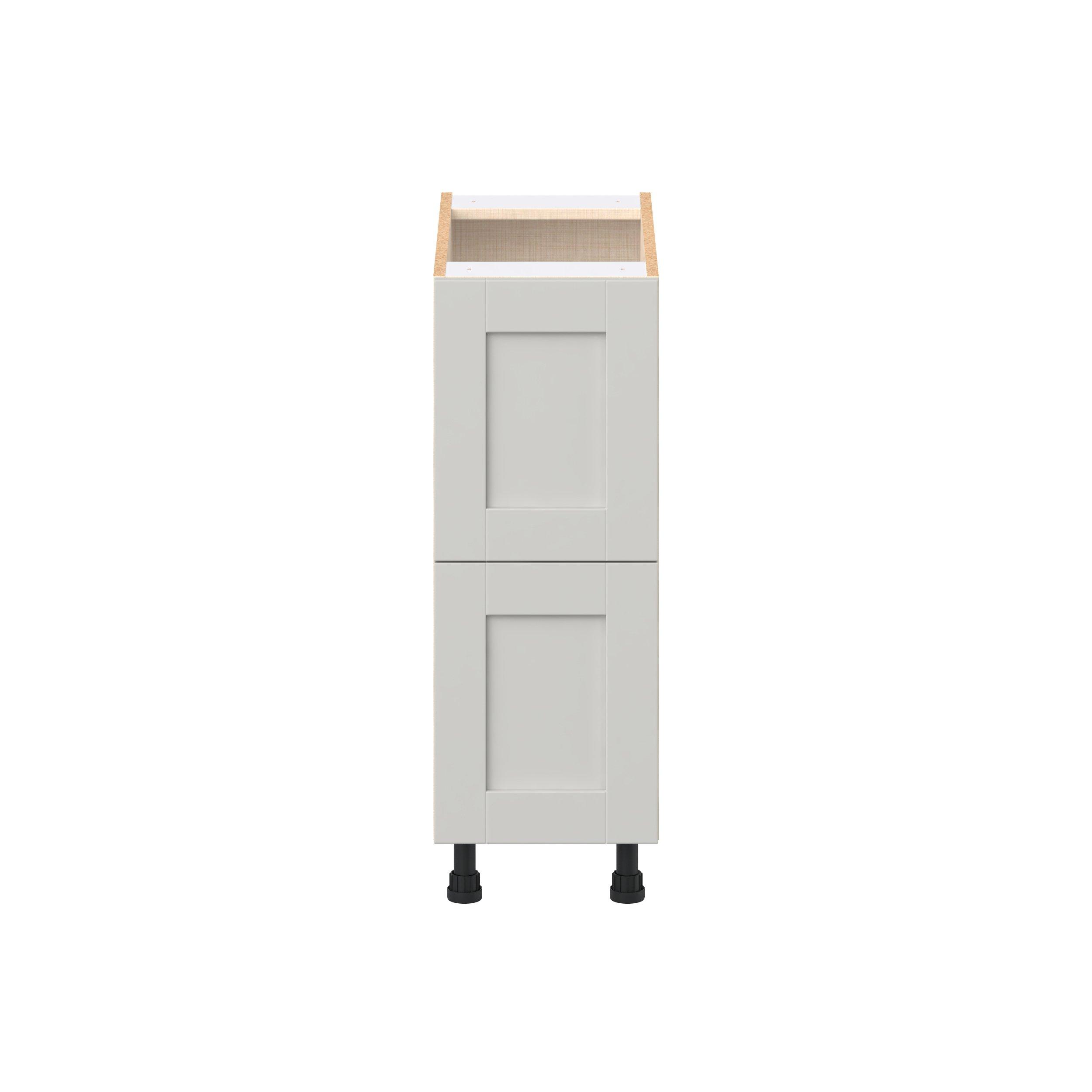 Summerhill 33 in. Light Gray Drawer Base Cabinet
