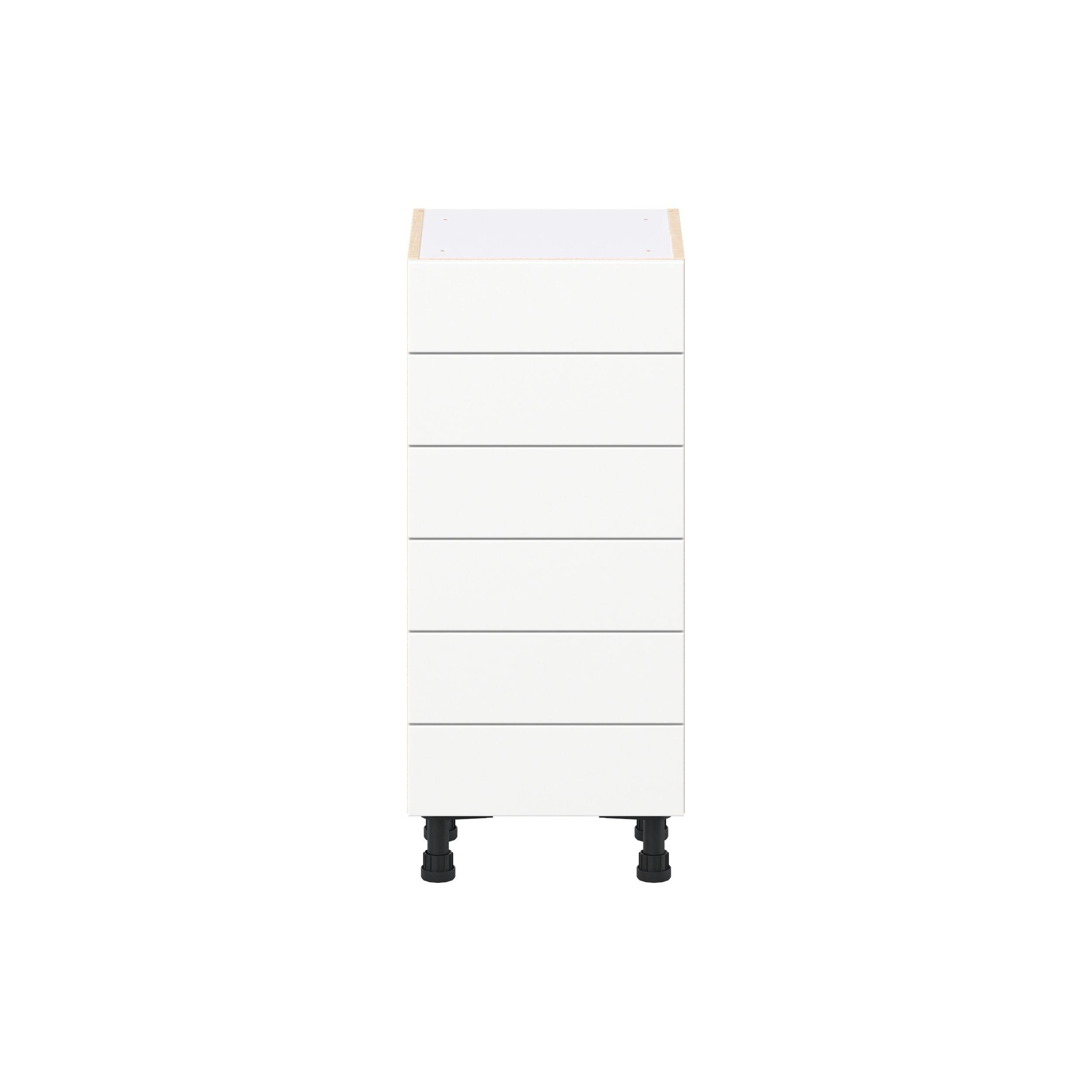 Summerhill 6 Drawer Shallow Drawer Base Cabinet