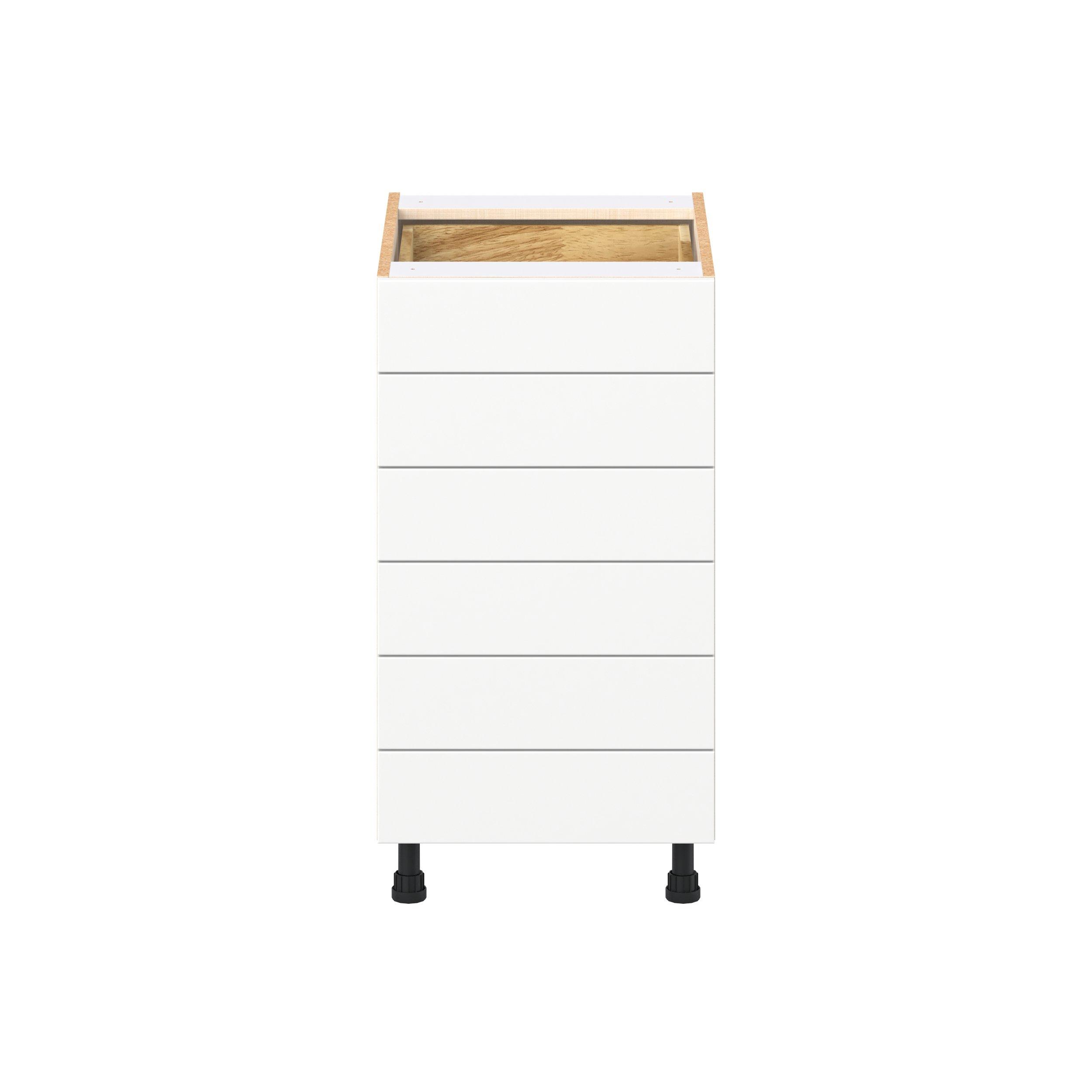 Summerhill 18 in. Bright White Drawer Base Cabinet