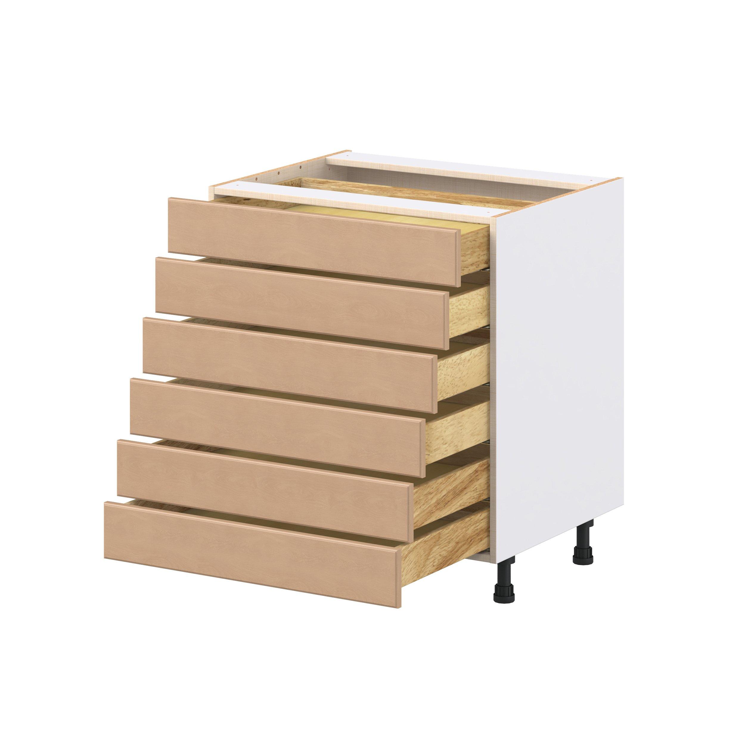 Sugarhill 30 in. Stained Sugar Cookie Drawer Base Cabinet