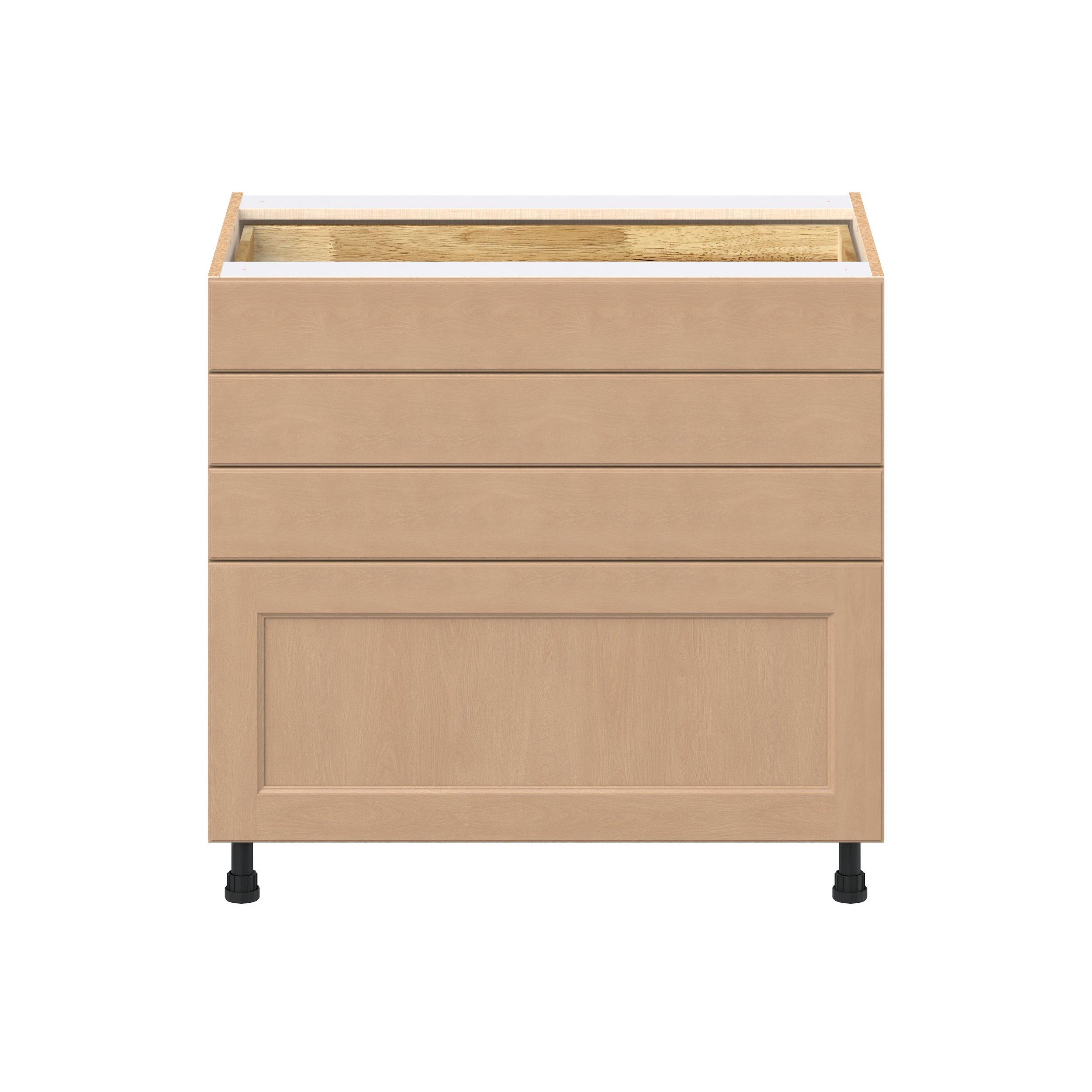 Sugarhill 36 in. Stained Sugar Cookie Drawer Base Cabinet
