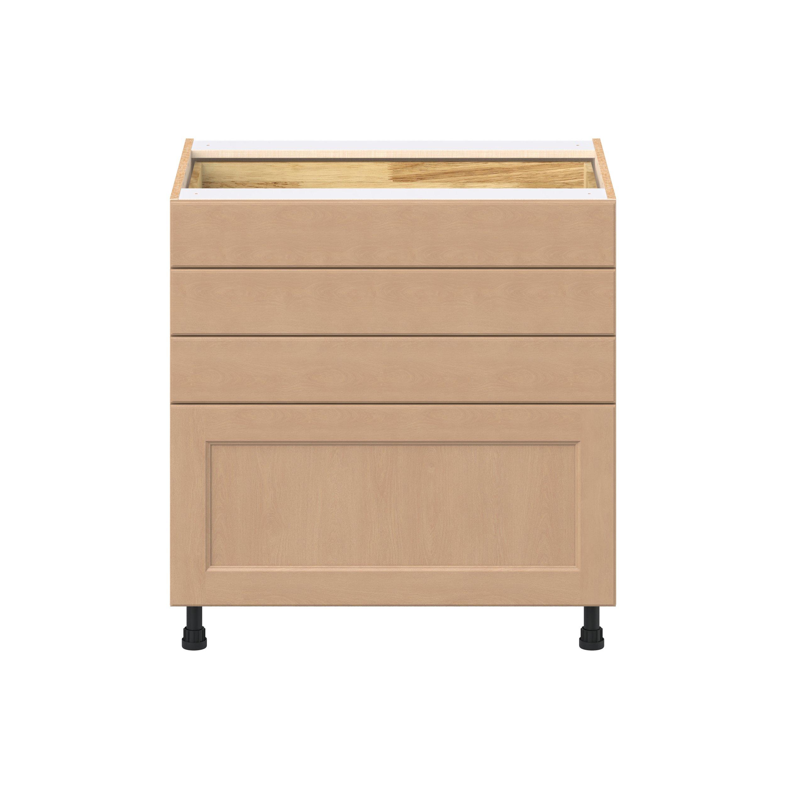 Sugarhill 33 in. Stained Sugar Cookie Drawer Base Cabinet