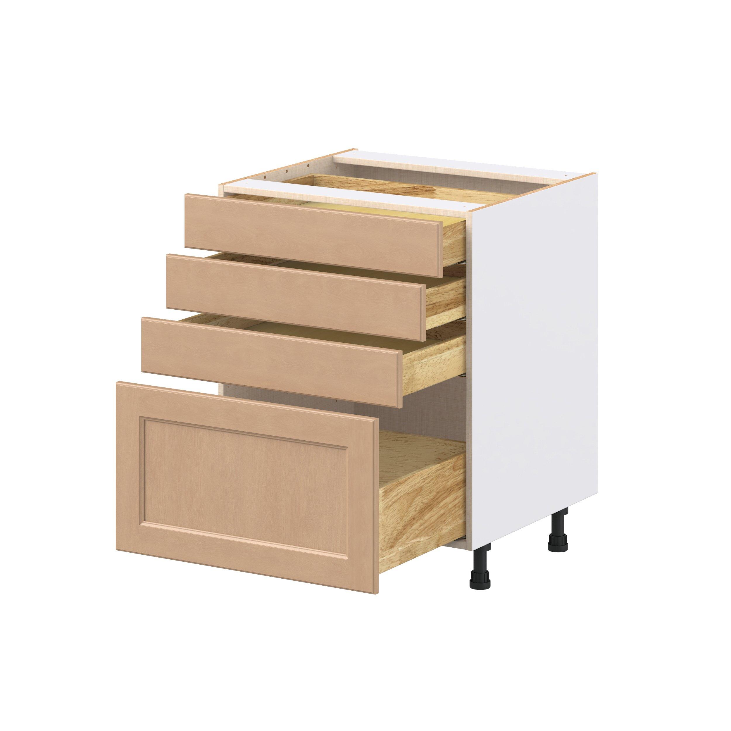 Sugarhill 27 in. Stained Sugar Cookie Drawer Base Cabinet