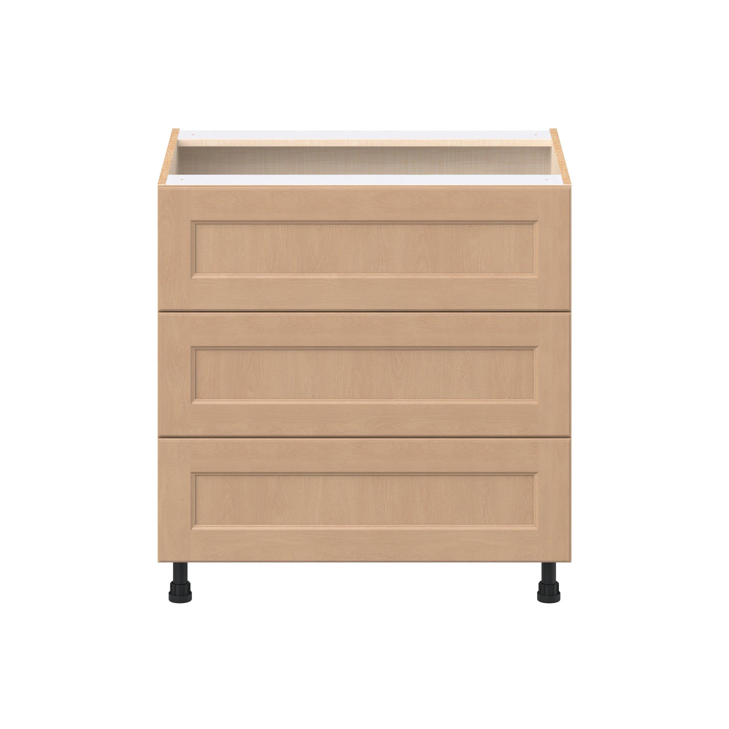 Sugarhill 33 in. Stained Sugar Cookie Drawer Base Cabinet
