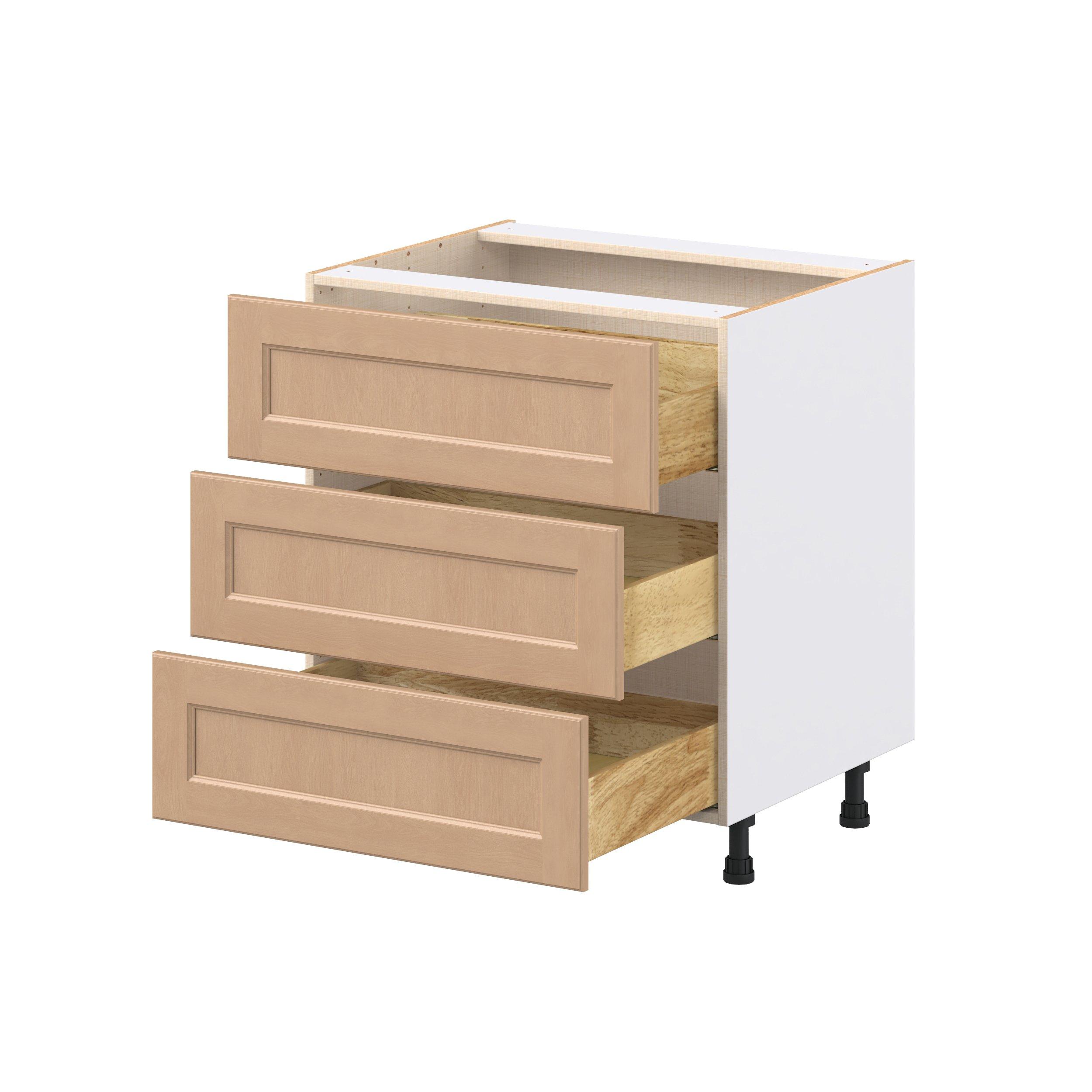 Sugarhill 30 in. Stained Sugar Cookie Drawer Base Cabinet