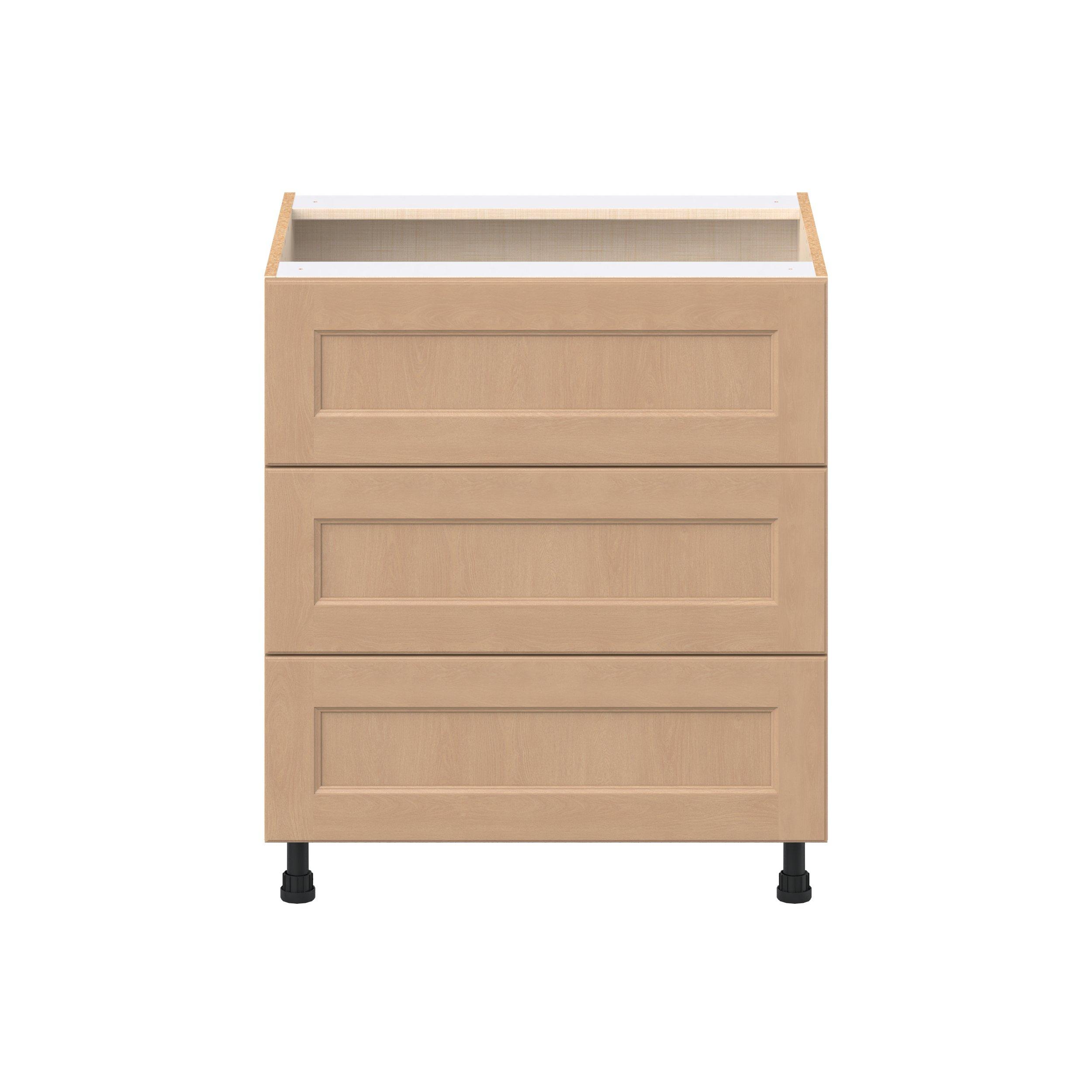 Sugarhill 30 in. Stained Sugar Cookie Drawer Base Cabinet