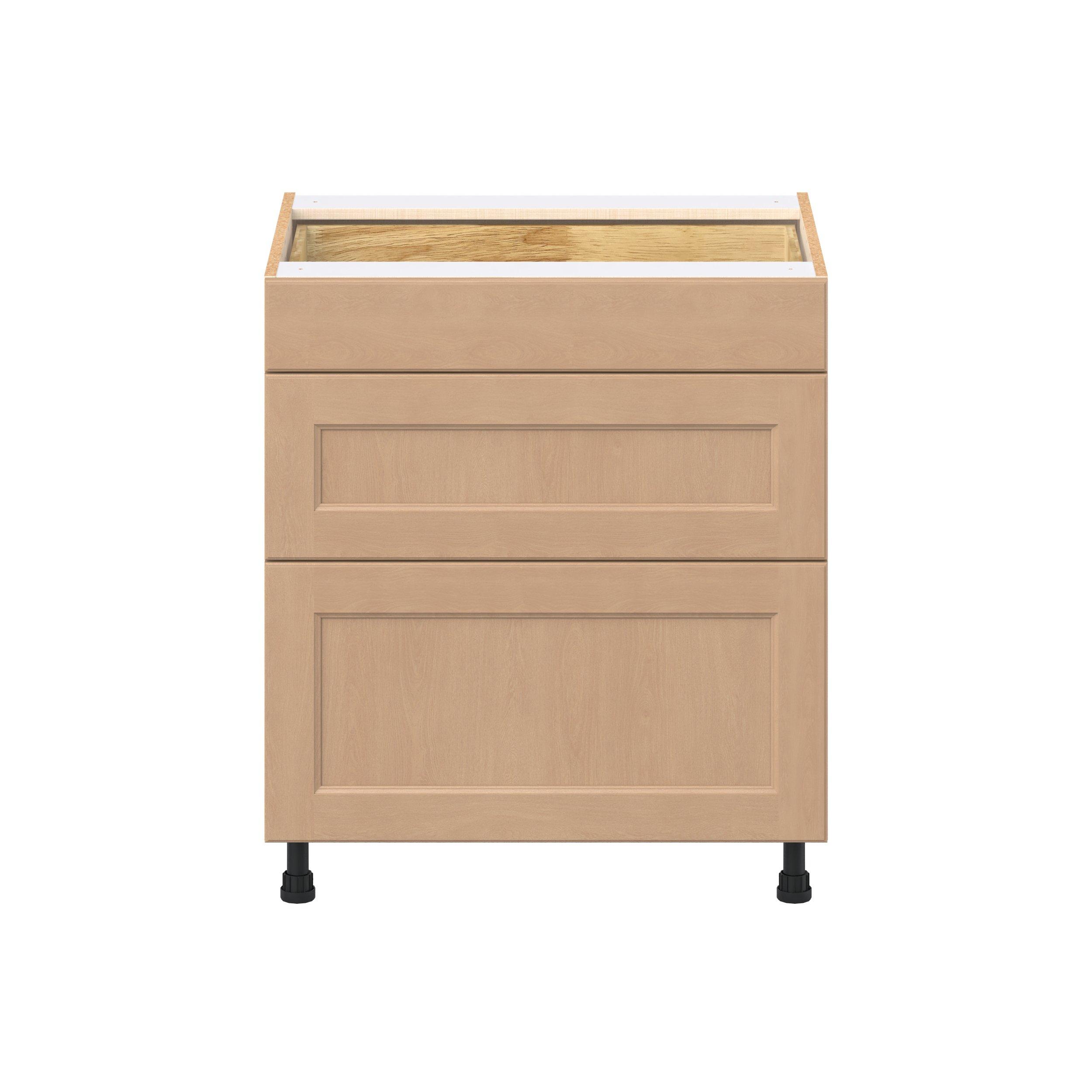 Sugarhill 30 in. Stained Sugar Cookie Drawer Base Cabinet