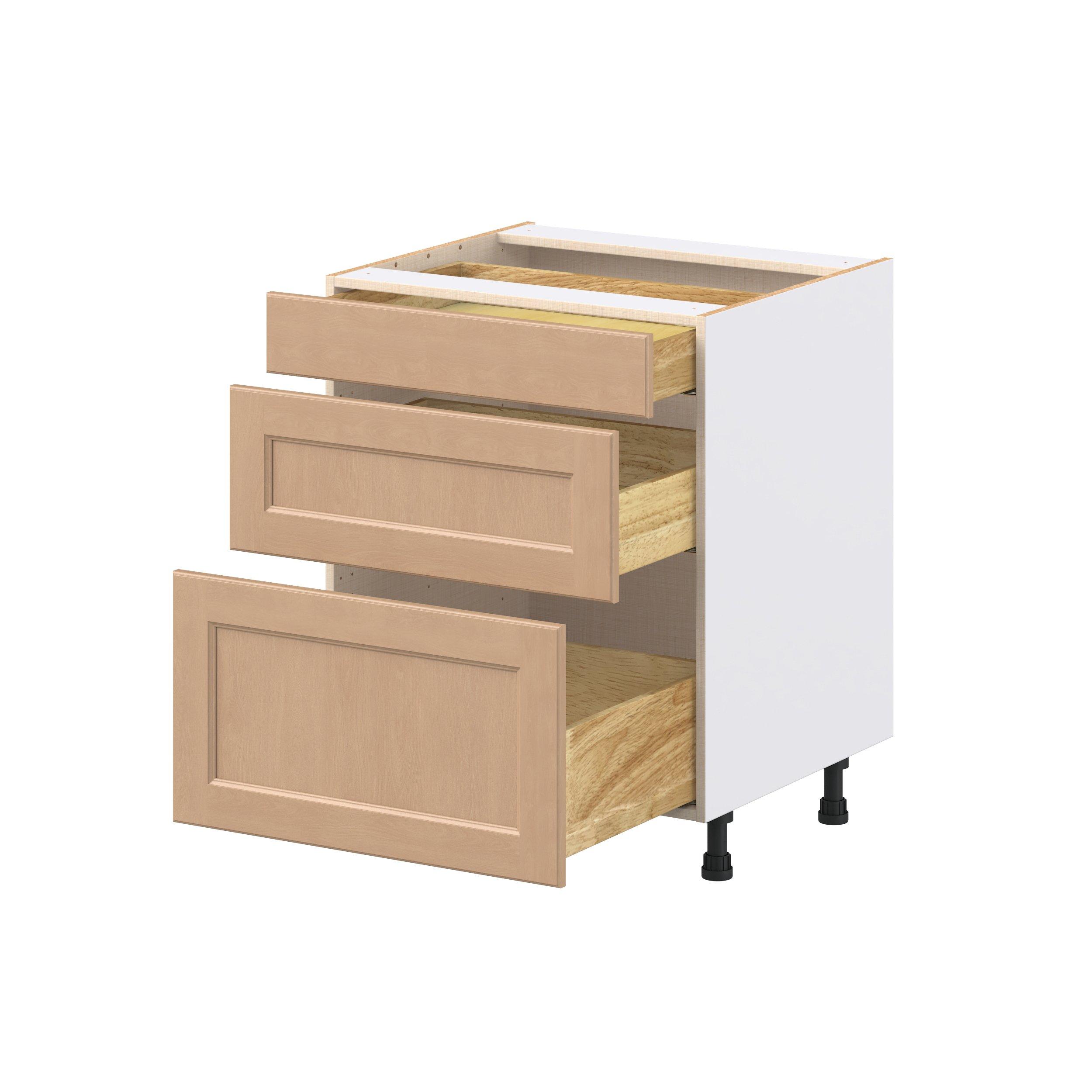 Sugarhill 27 in. Stained Sugar Cookie Drawer Base Cabinet