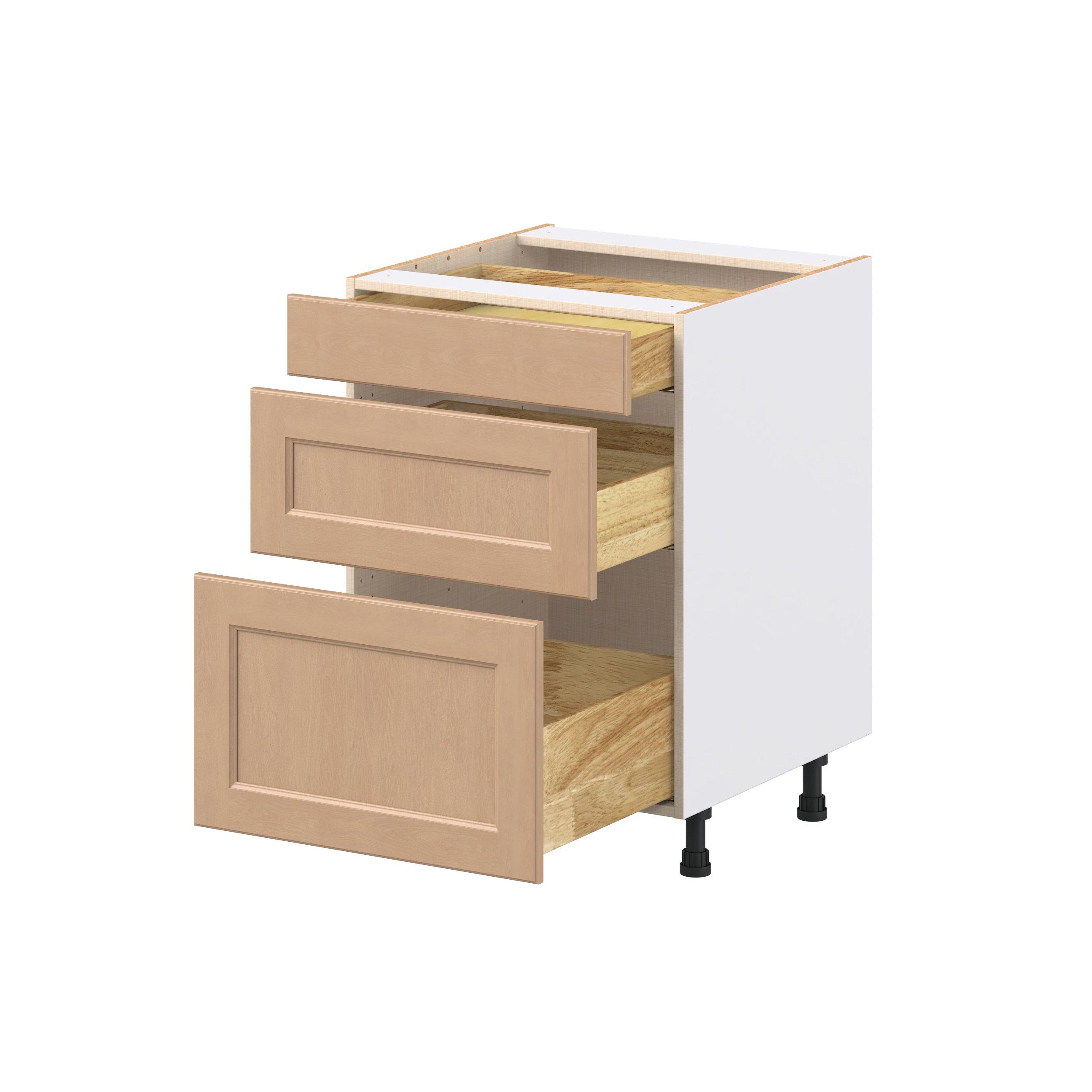 Sugarhill 24 in. Stained Sugar Cookie Drawer Base Cabinet