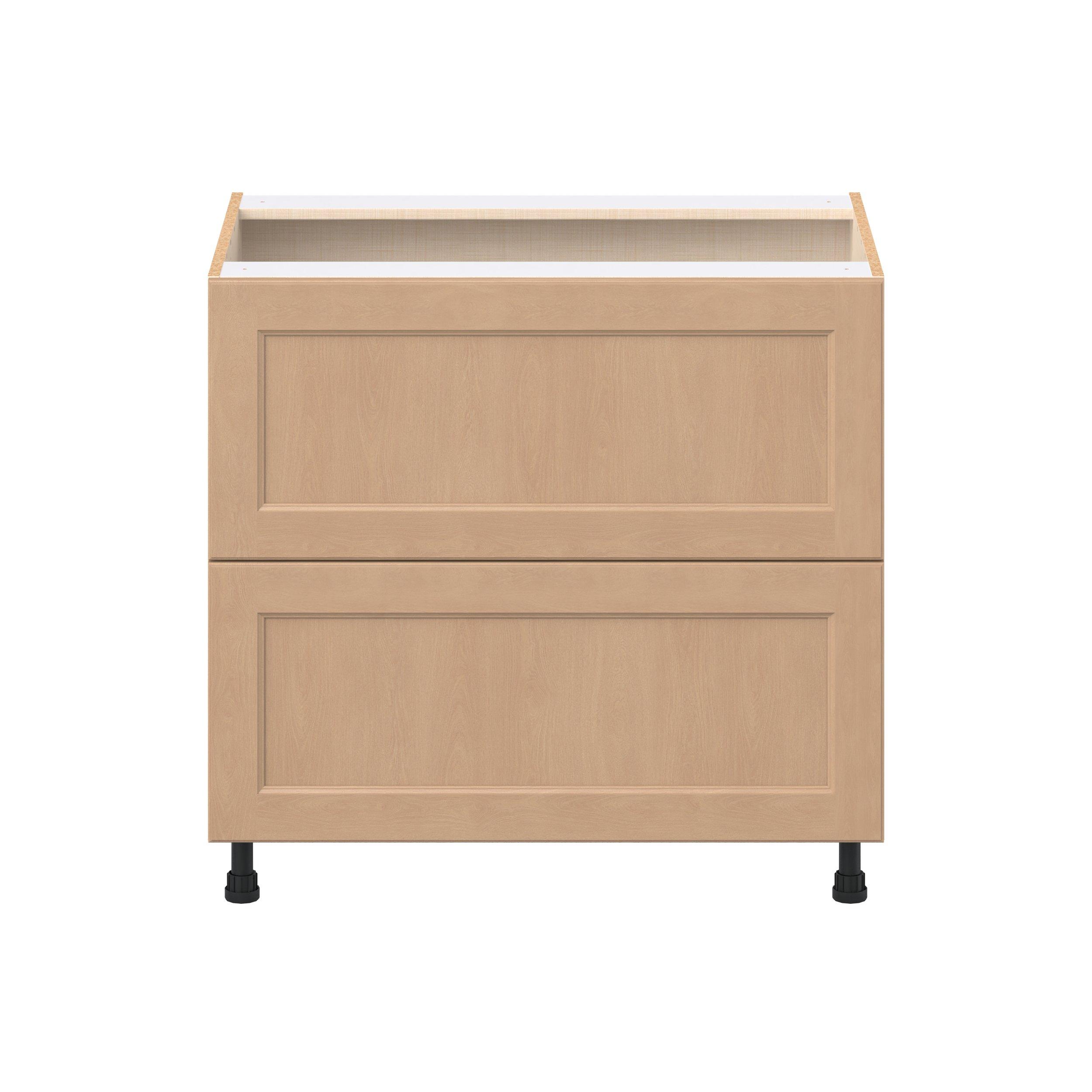 Sugarhill 36 in. Stained Sugar Cookie Drawer Base Cabinet