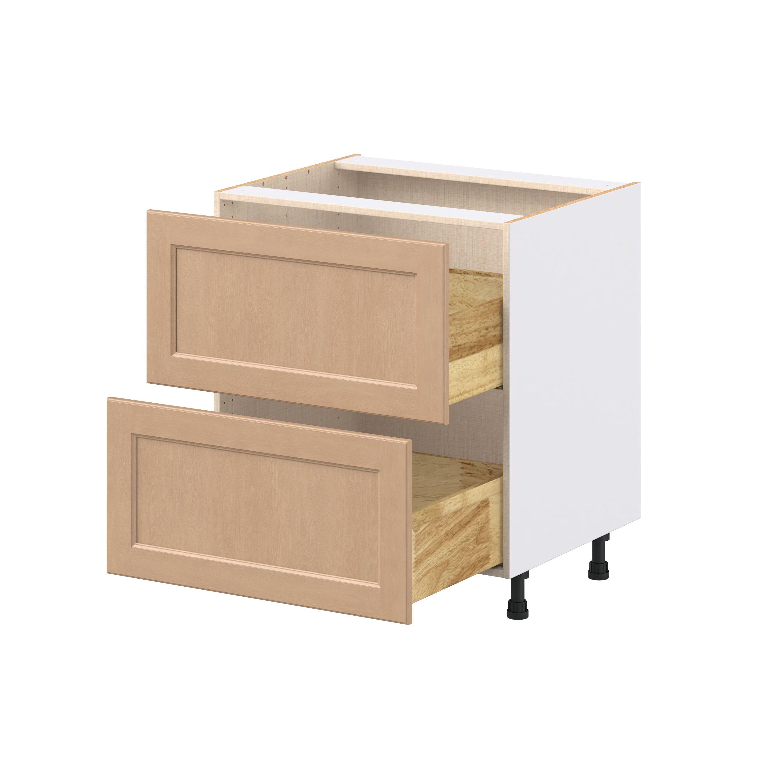 Sugarhill 30 in. Stained Sugar Cookie Drawer Base Cabinet