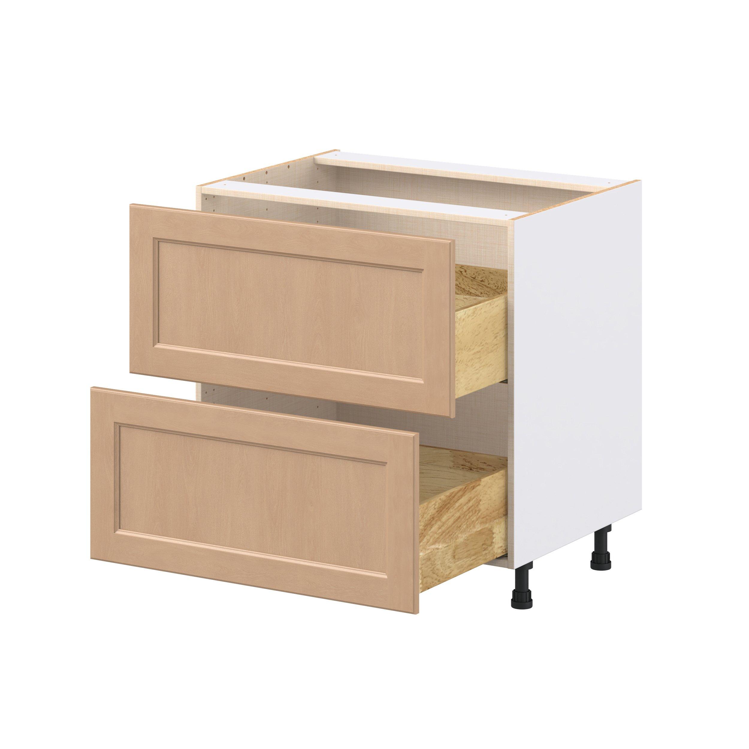 Sugarhill 33 in. Stained Sugar Cookie Drawer Base Cabinet