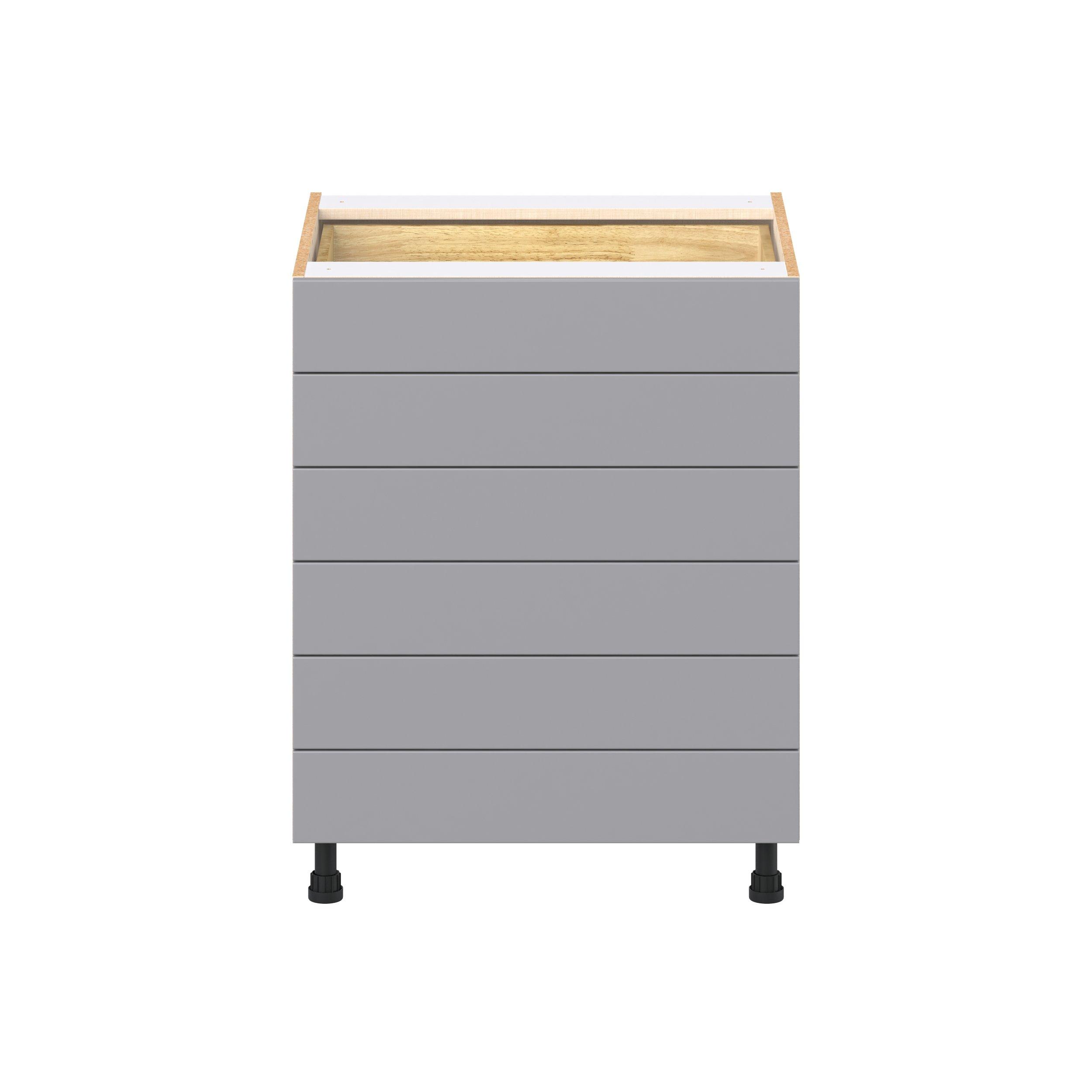 Candler 27 in. Painted Slate Gray Drawer Base Cabinet