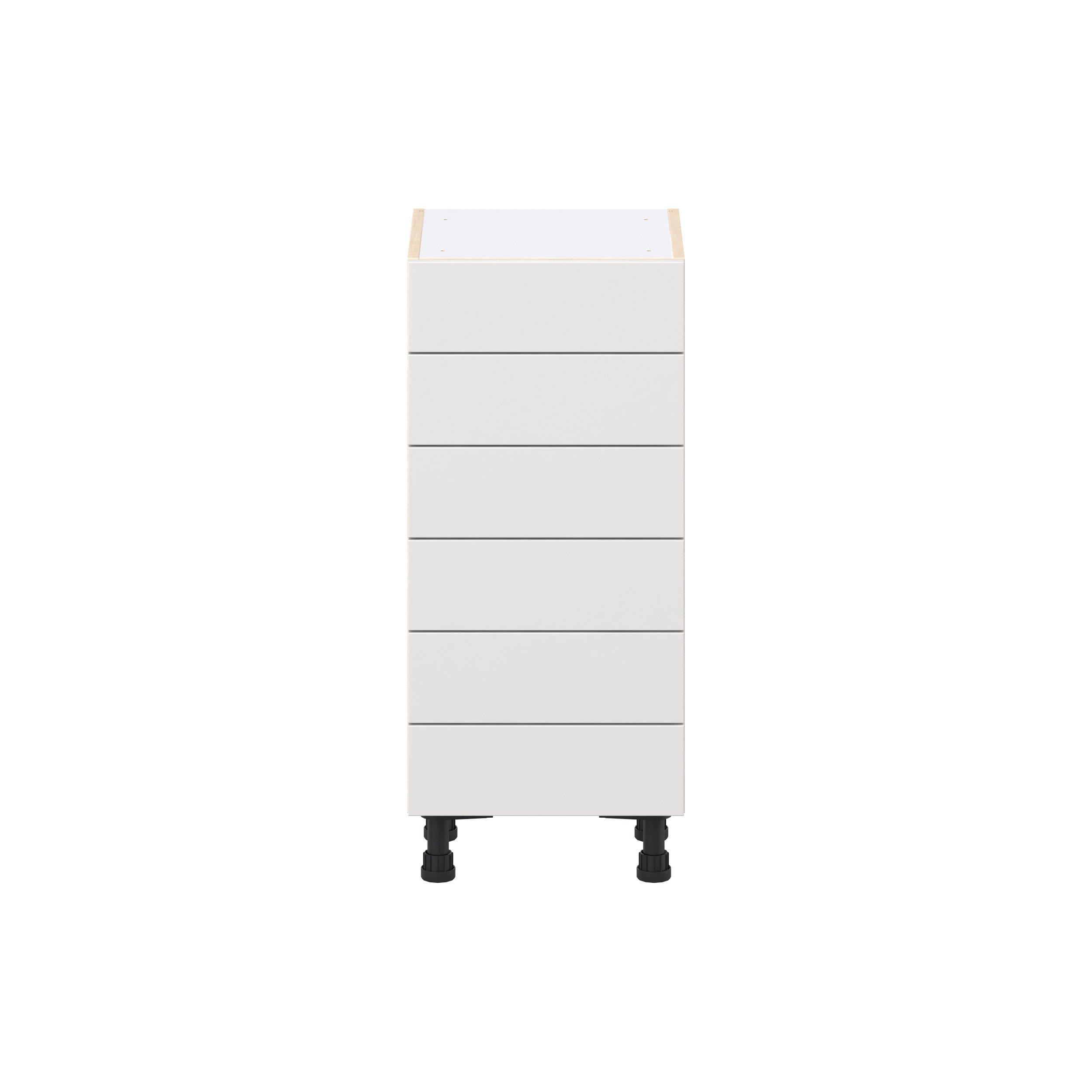 Candler 6 Drawer Shallow Drawer Base Cabinet