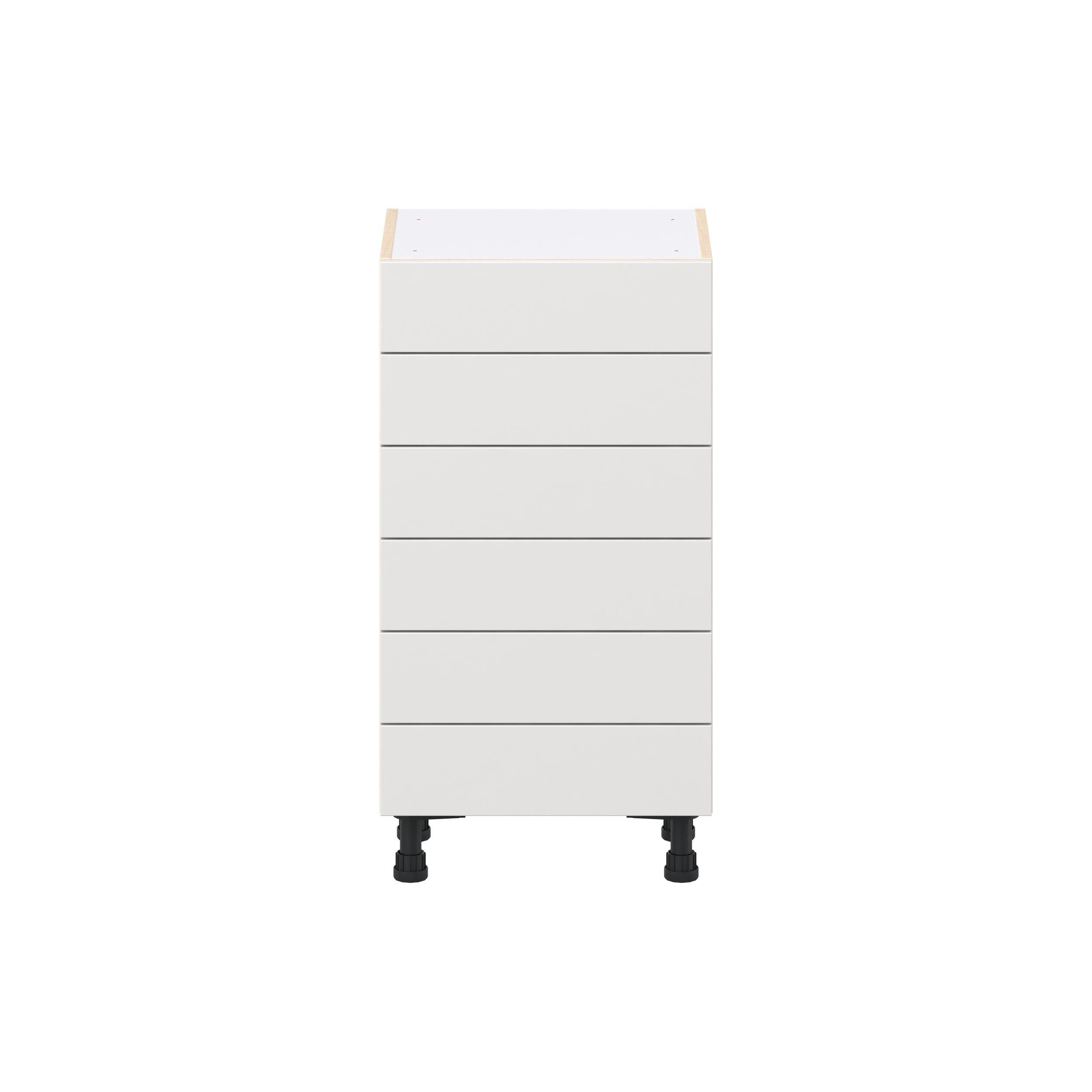 Candler 6 Drawer Shallow Drawer Base Cabinet