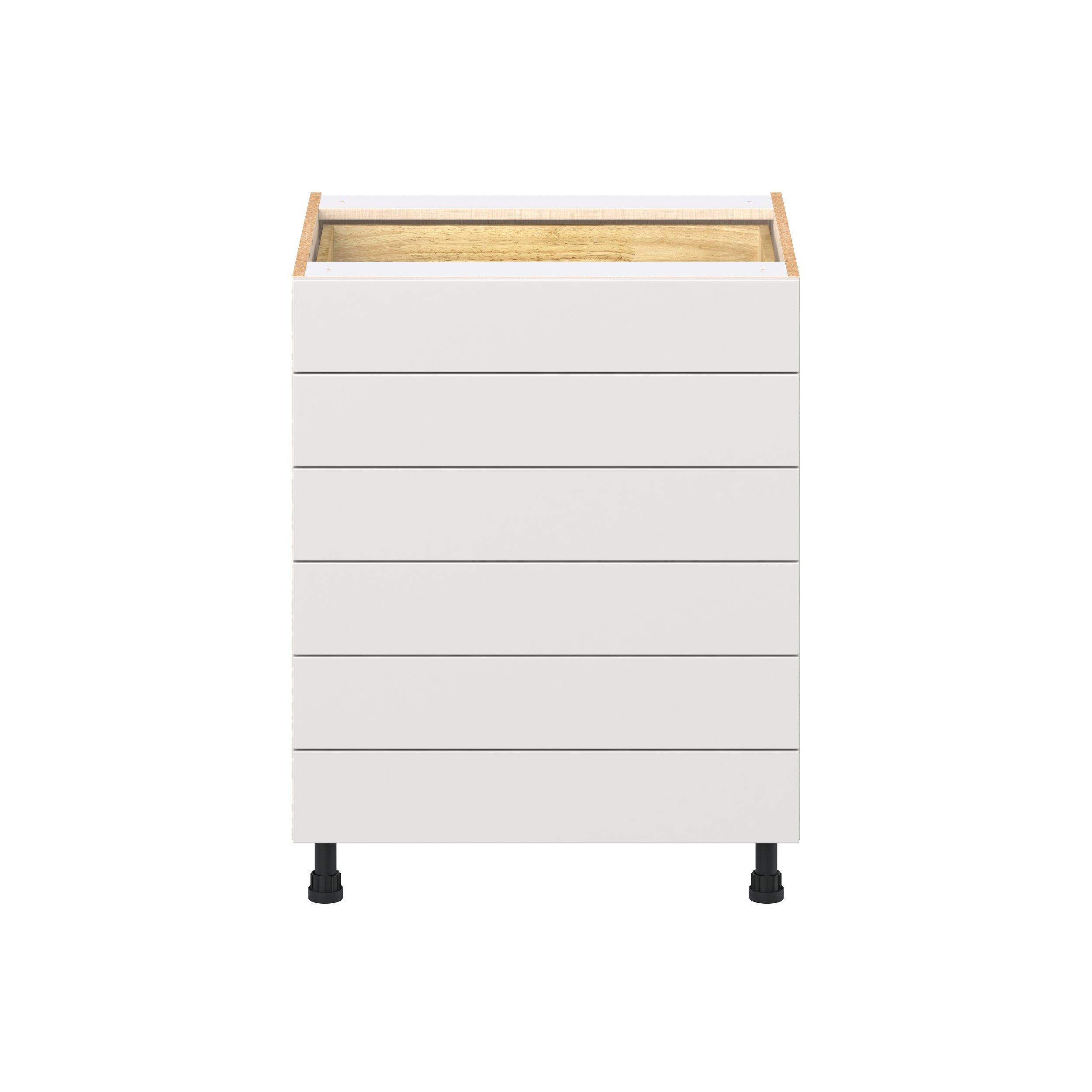 Candler 27 in. Painted Warm White Drawer Base Cabinet