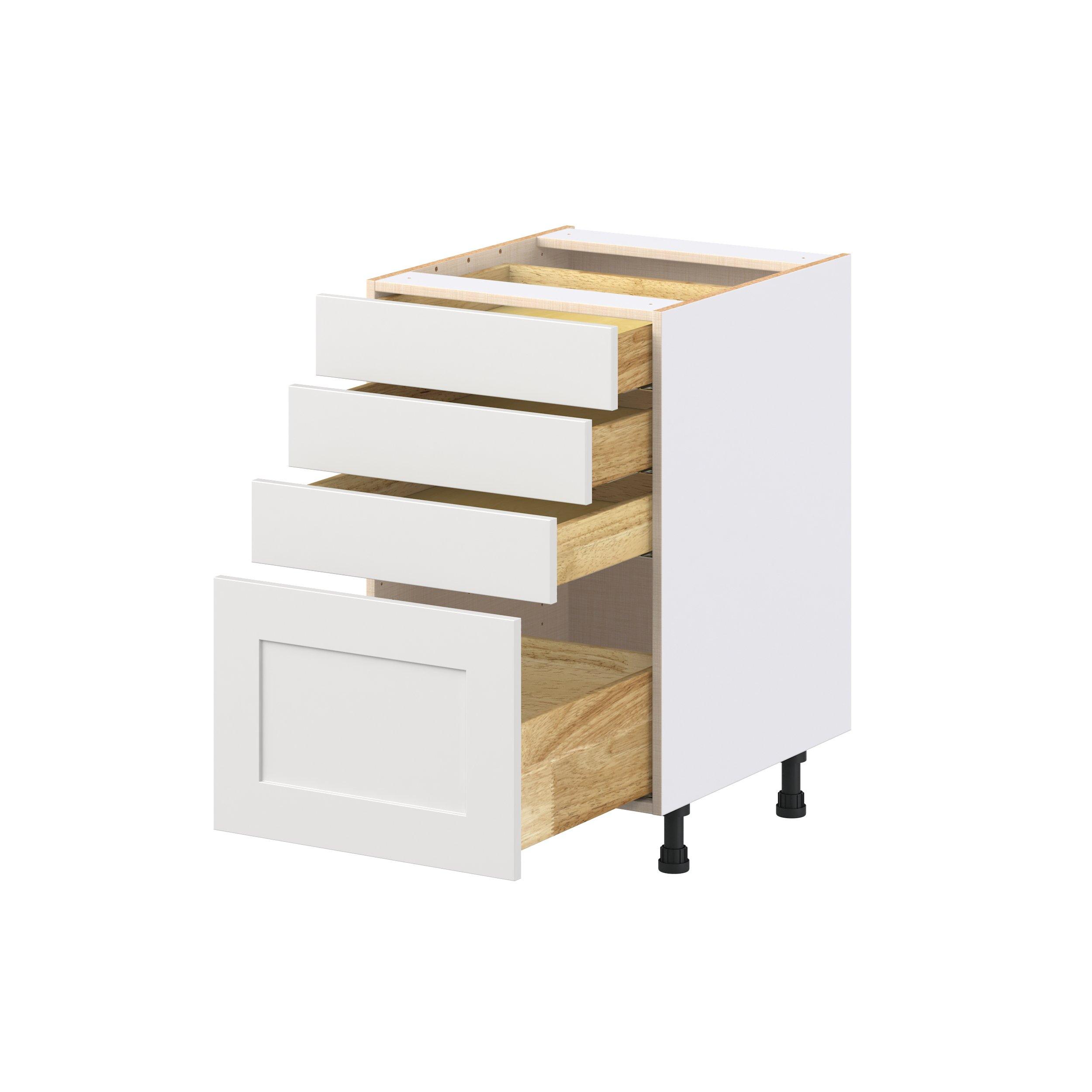 Candler 21 in. Painted Warm White Drawer Base Cabinet