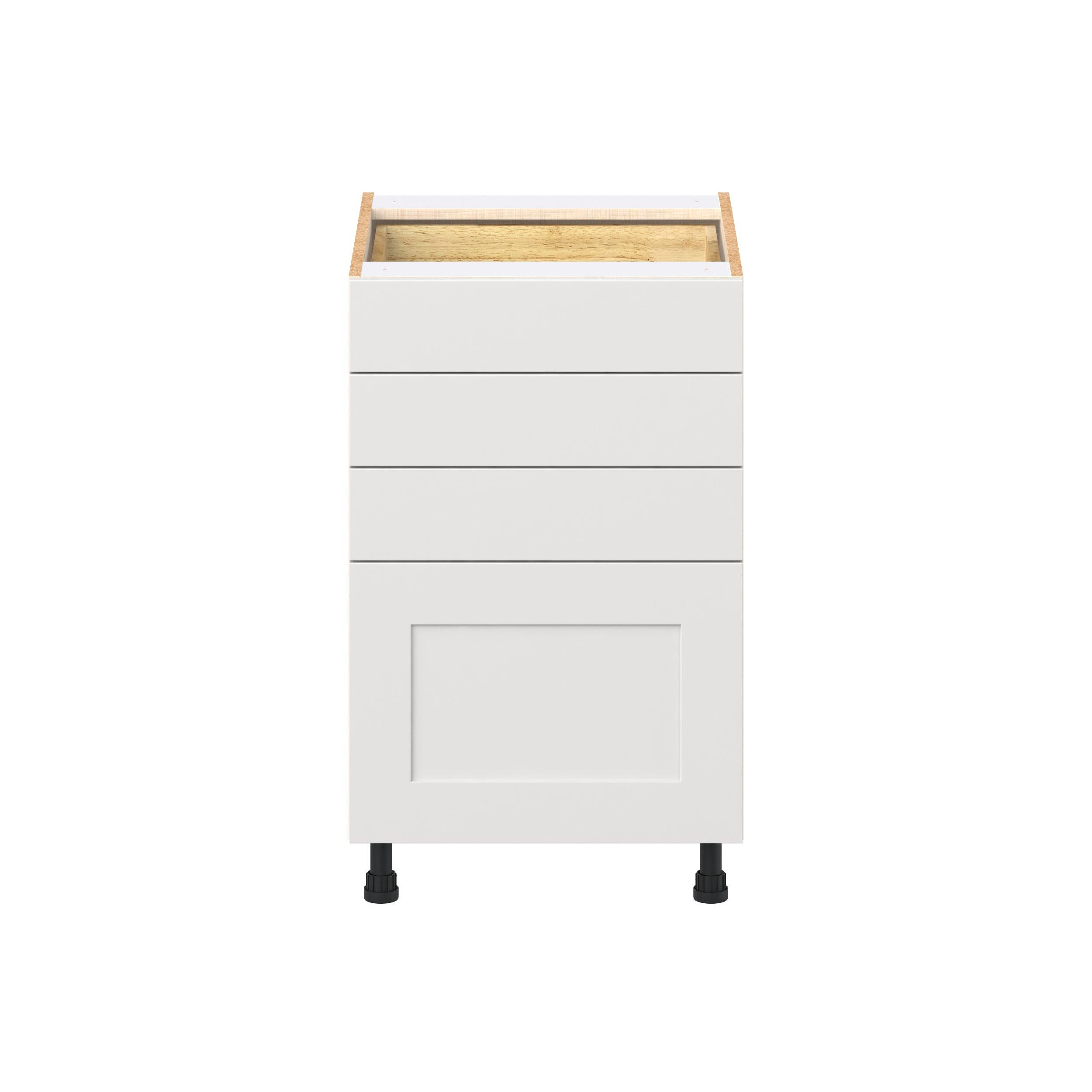 Candler 21 in. Painted Warm White Drawer Base Cabinet