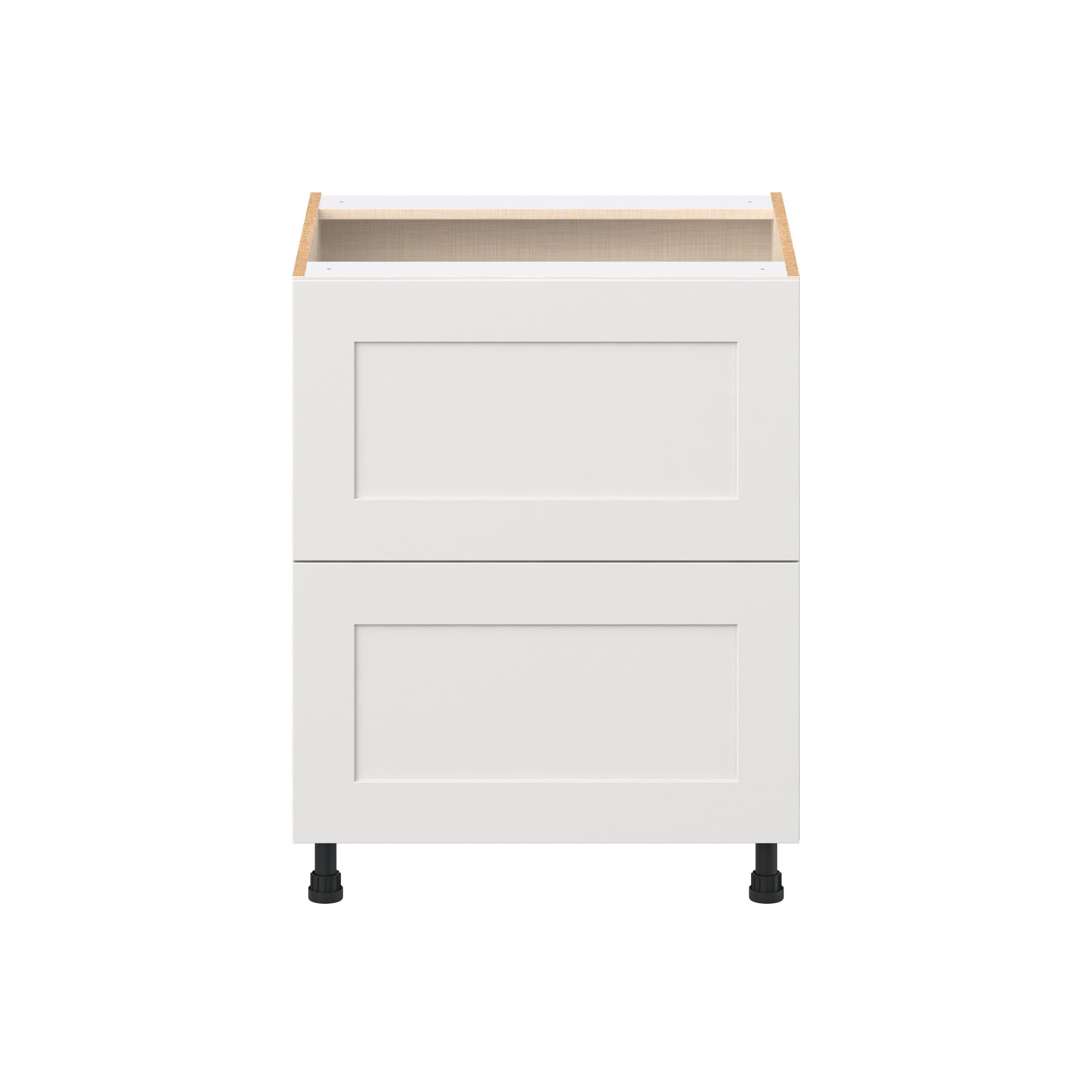 Candler 27 in. Painted Warm White Drawer Base Cabinet