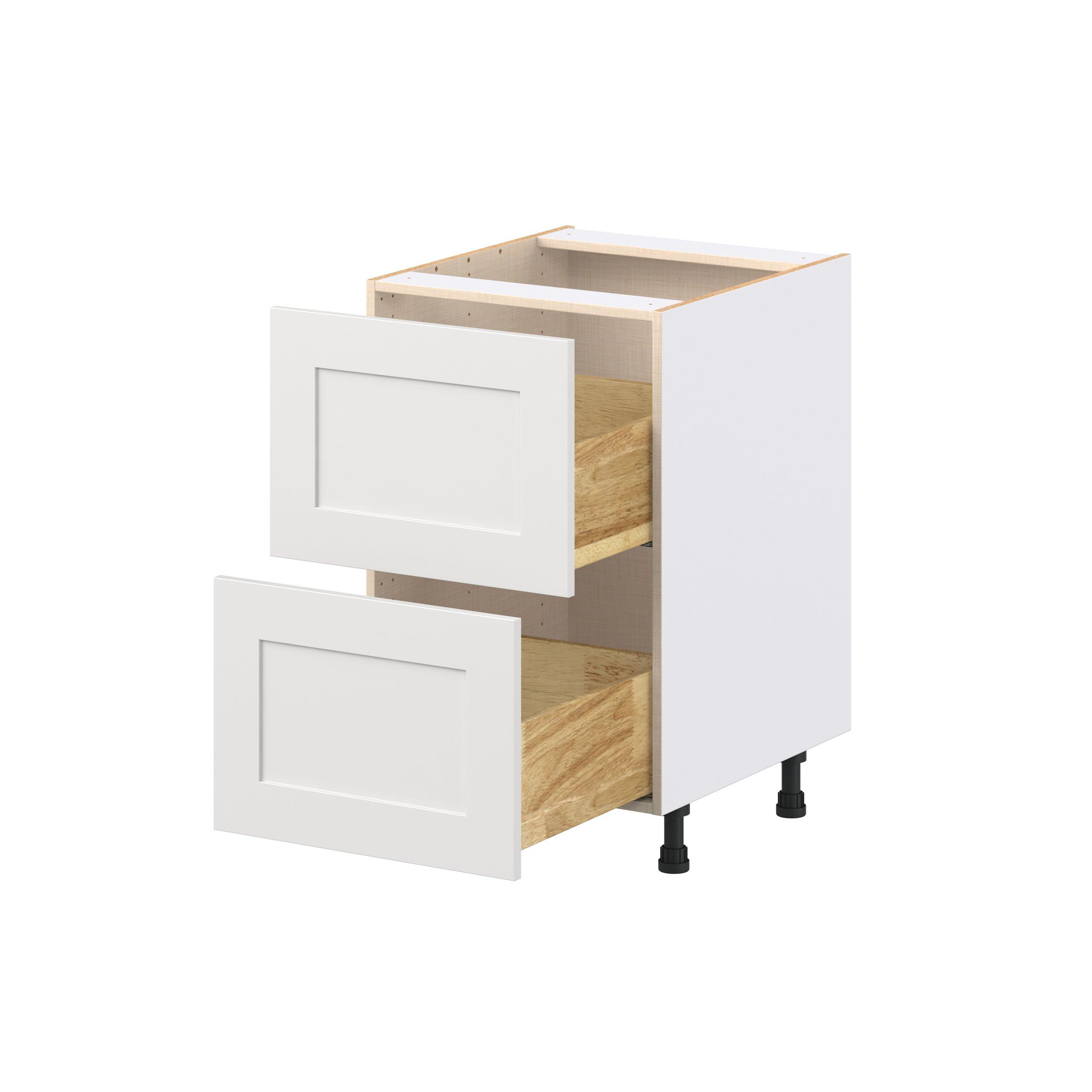 Candler 21 in. Painted Warm White Drawer Base Cabinet
