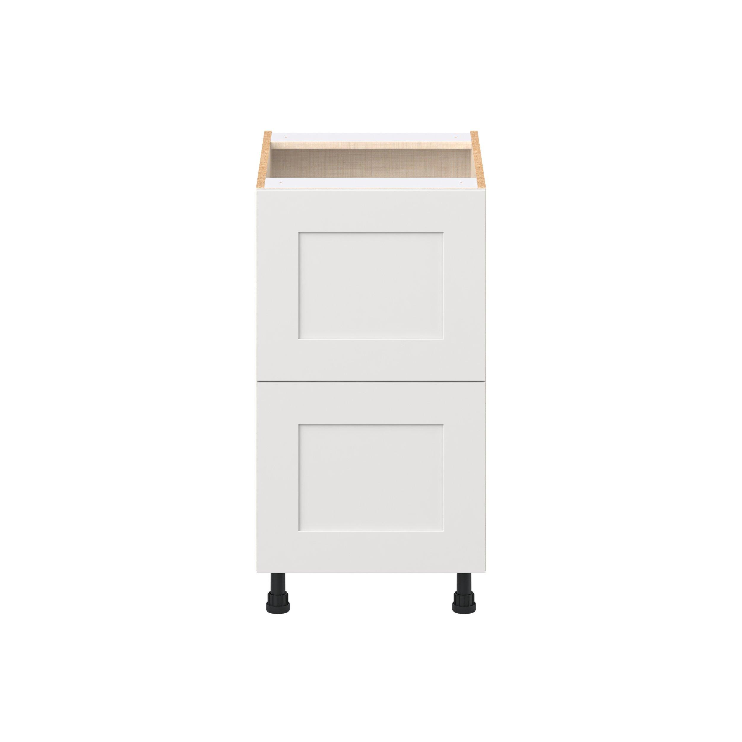 Candler 18 in. Painted Warm White Drawer Base Cabinet