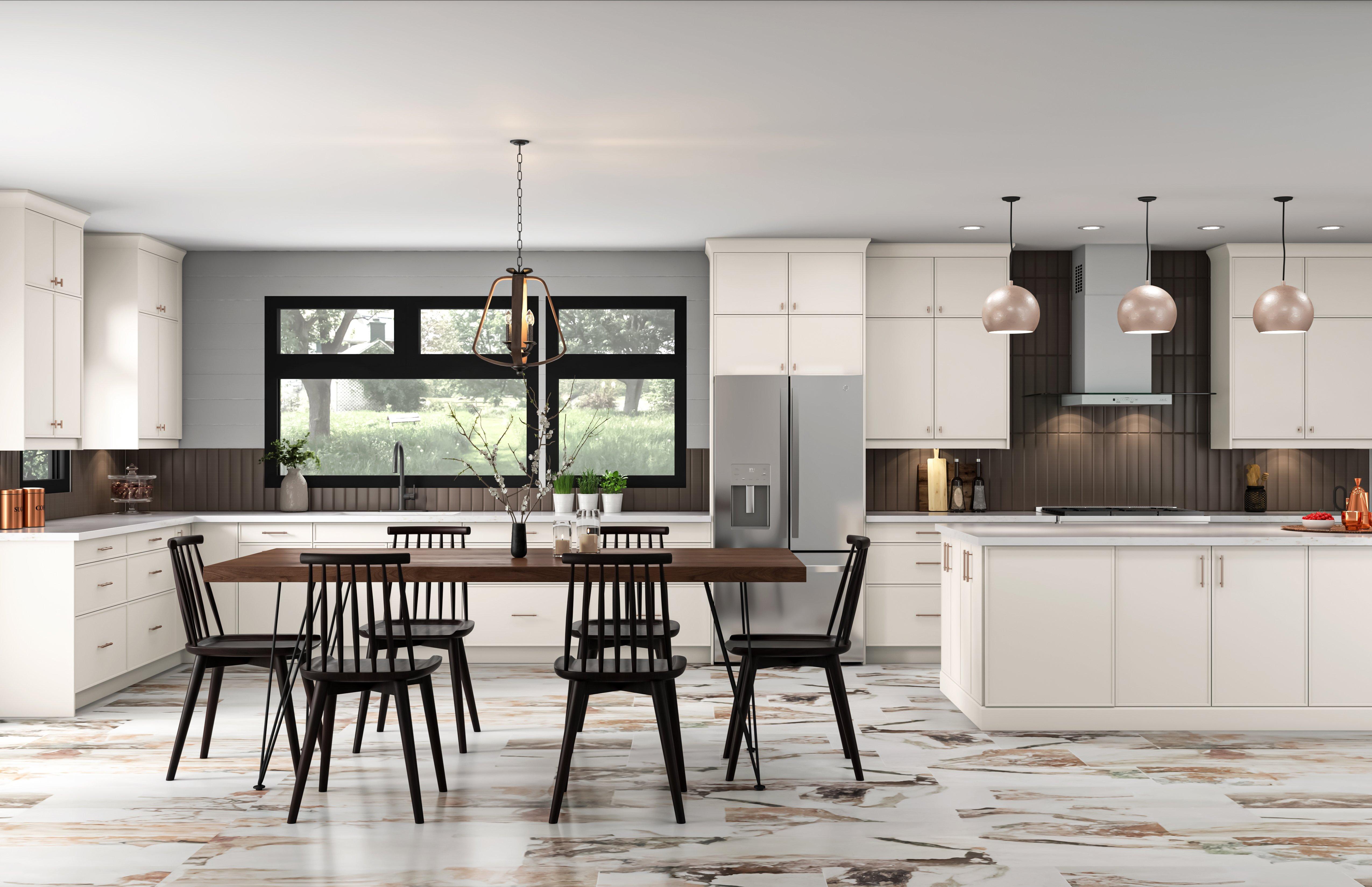 Linden 18 in. Painted Washed Linen Drawer Base Cabinet