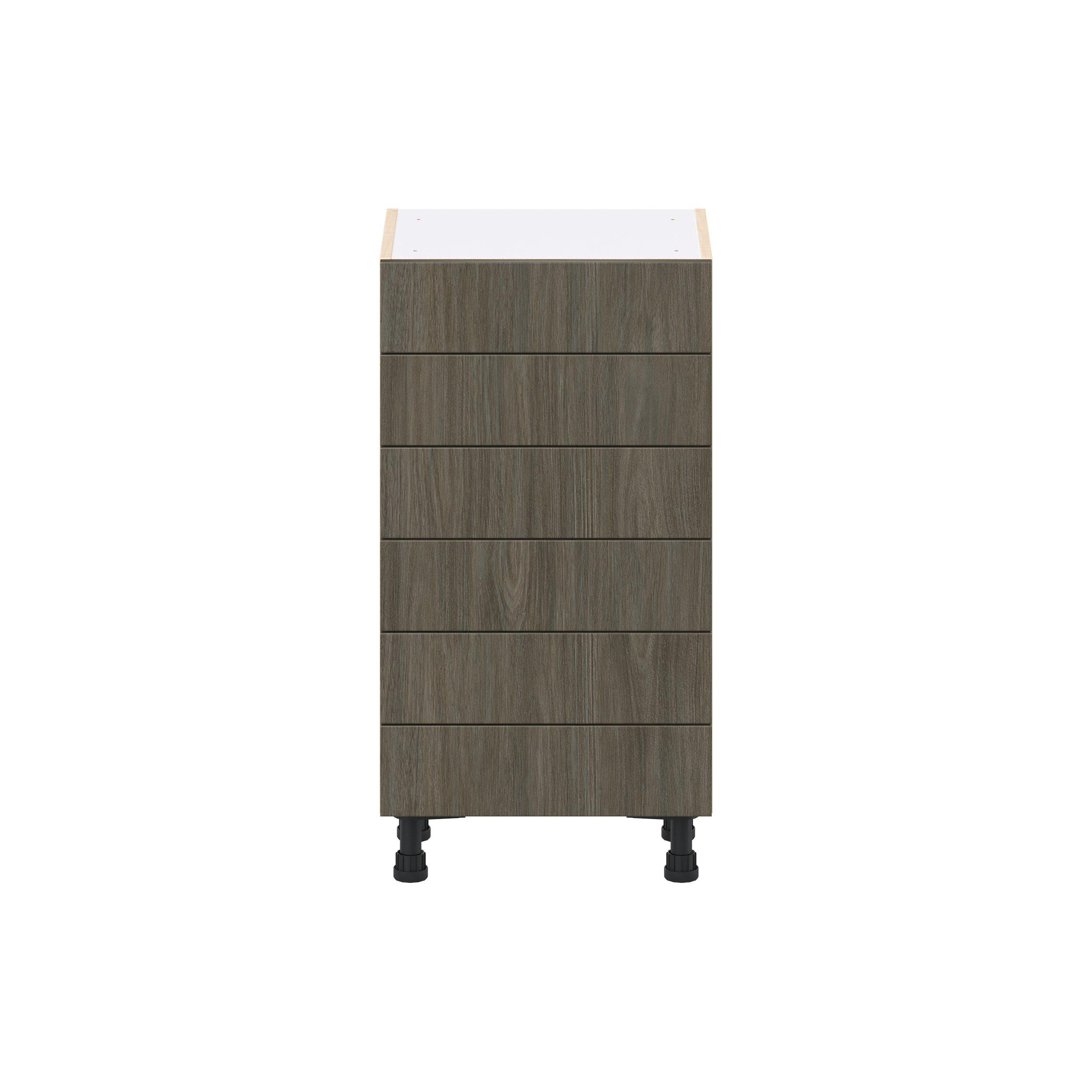 Glenwood 18 in. Burnt Walnut Shallow Base Cabinet