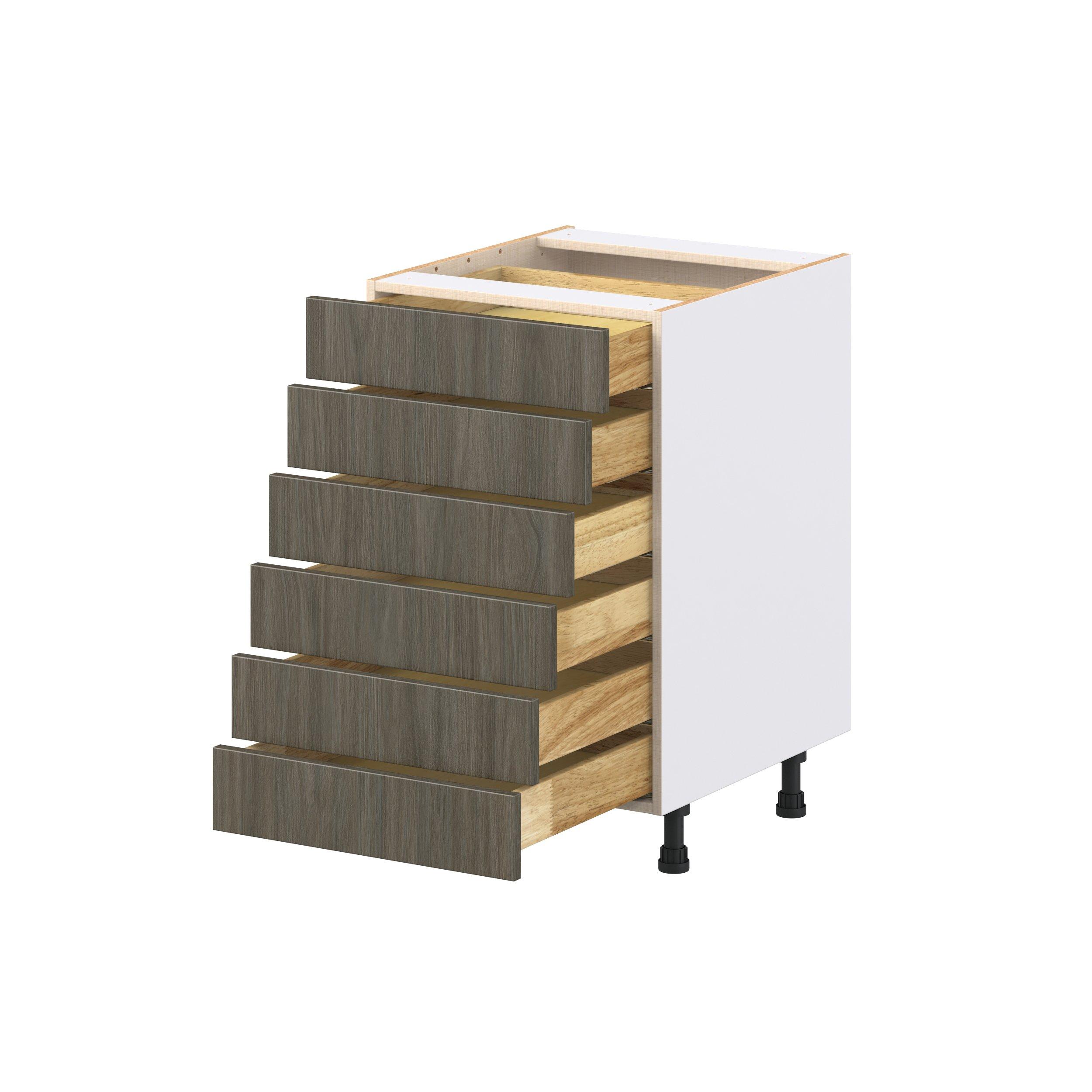 Glenwood 21 in. Burnt Walnut Drawer Base Cabinet