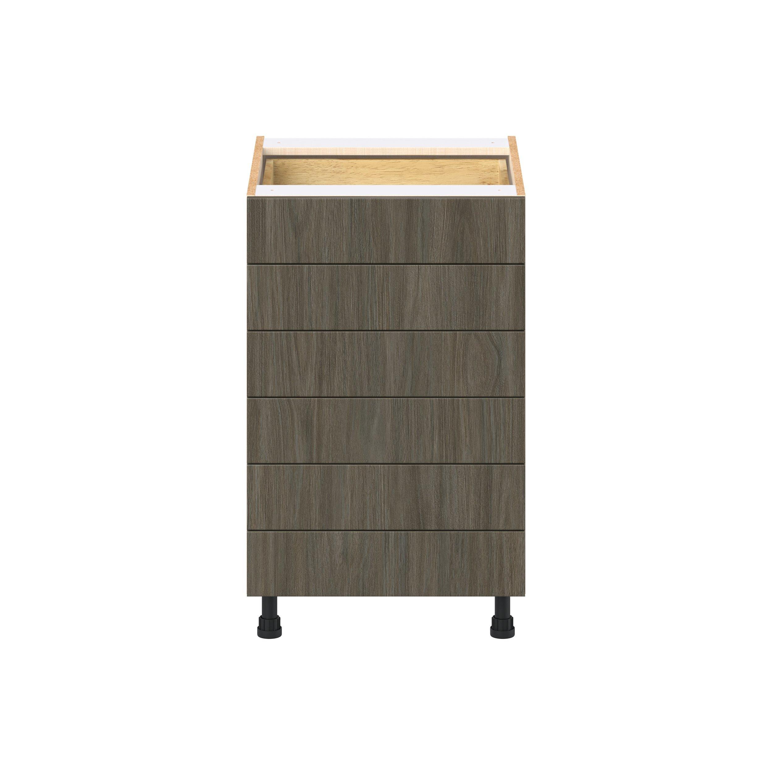 Glenwood 21 in. Burnt Walnut Drawer Base Cabinet