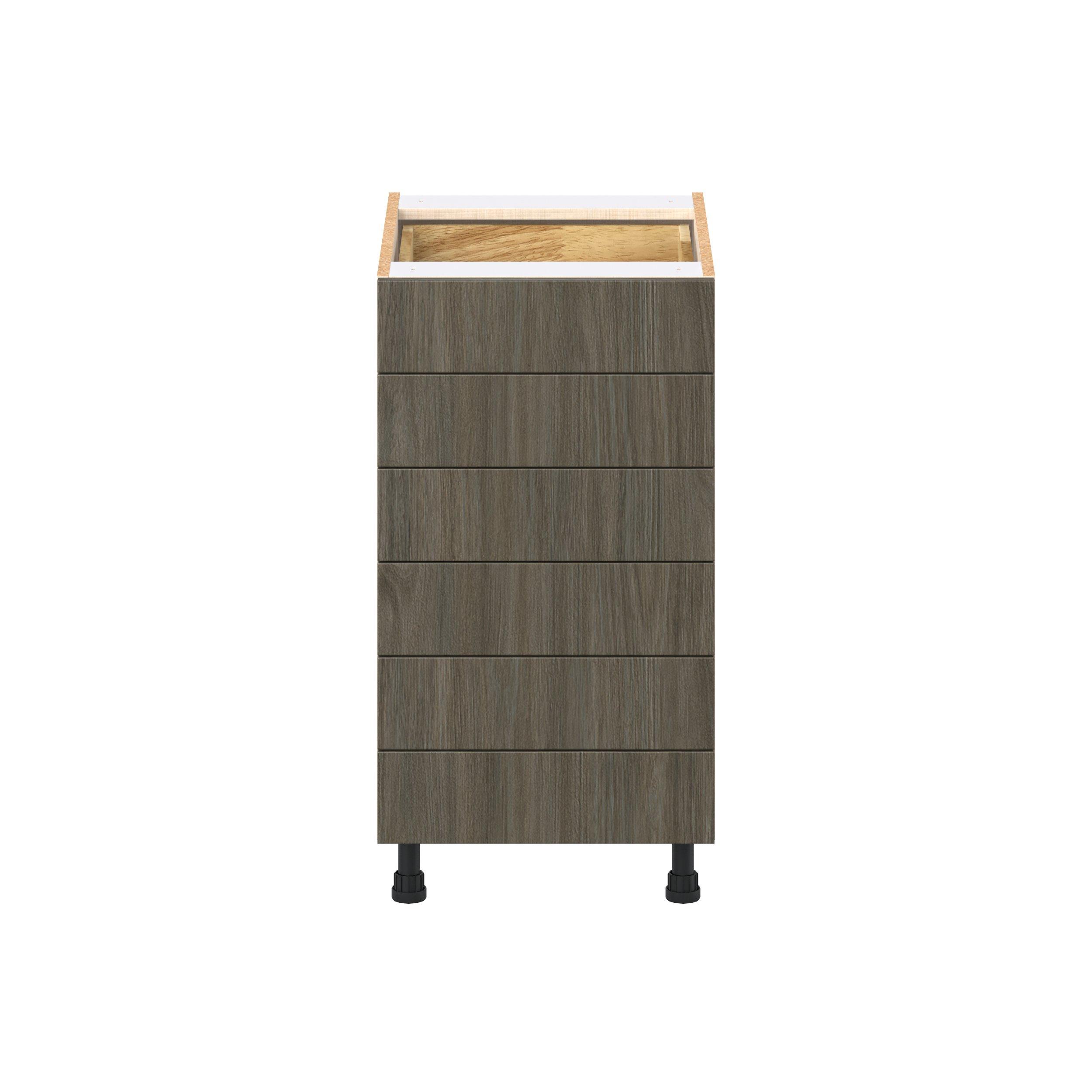 Glenwood 18 in. Burnt Walnut Drawer Base Cabinet