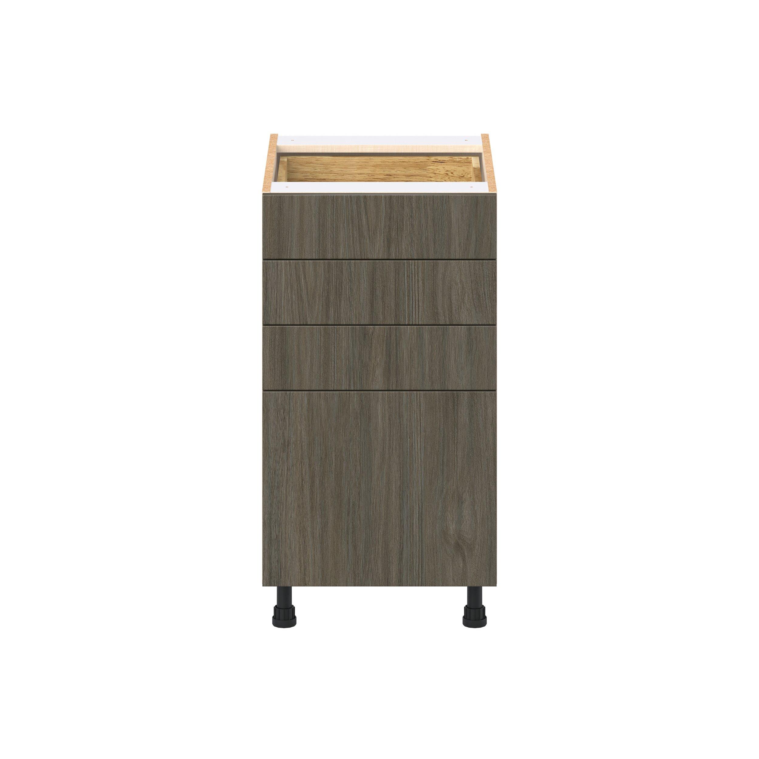 Glenwood 18 in. Burnt Walnut Drawer Base Cabinet