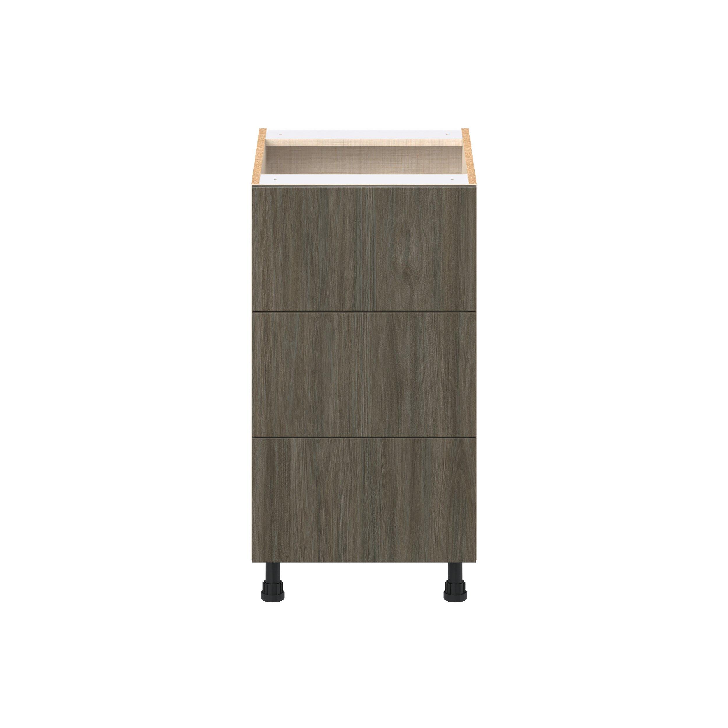 Glenwood 18 in. Burnt Walnut Drawer Base Cabinet