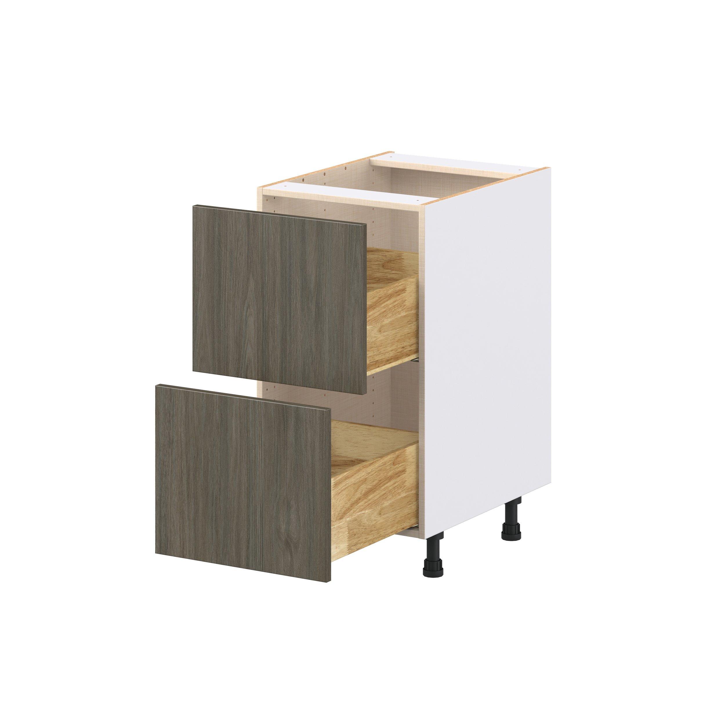Glenwood 18 in. Burnt Walnut Drawer Base Cabinet