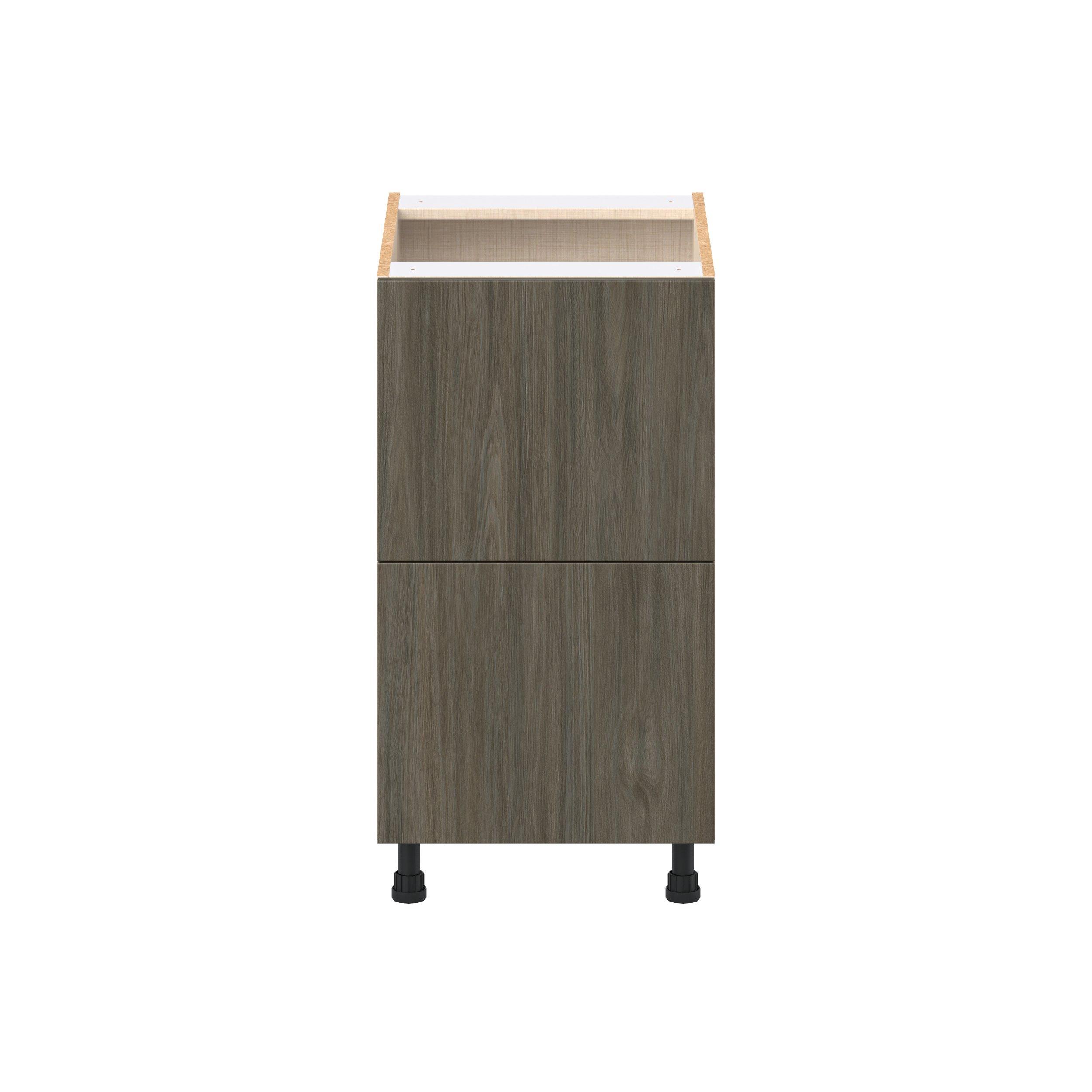 Glenwood 18 in. Burnt Walnut Drawer Base Cabinet