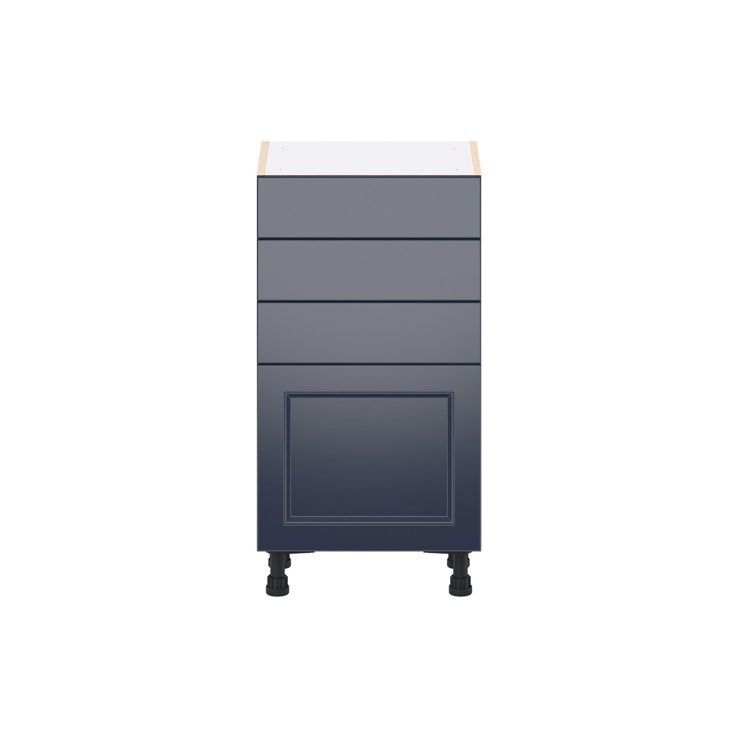 Peachtree 18 in. Painted Midnight Blue Shallow Base Cabinet