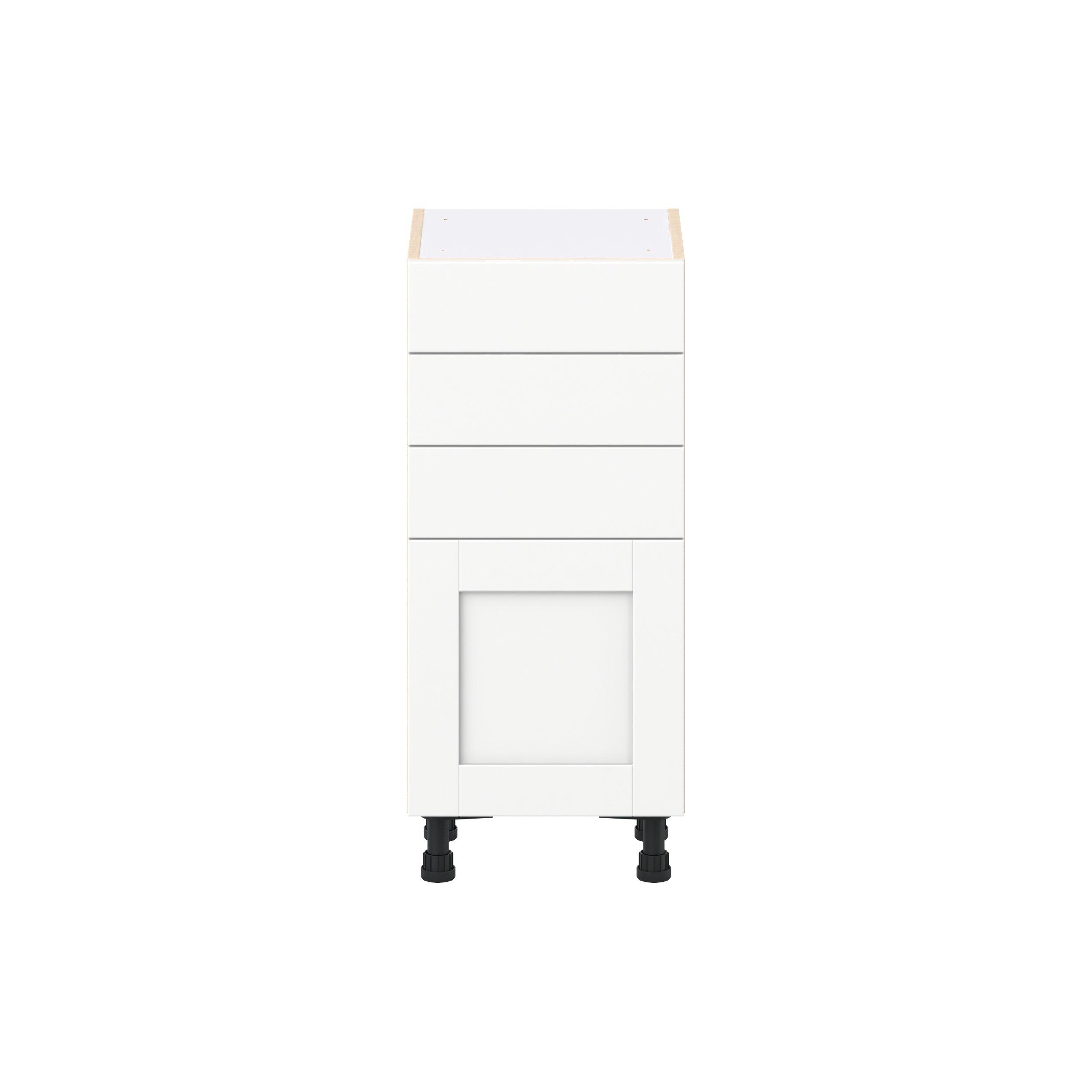 Summerhill 1 Door 3 Drawer Shallow Base Door and Drawer Cabinet