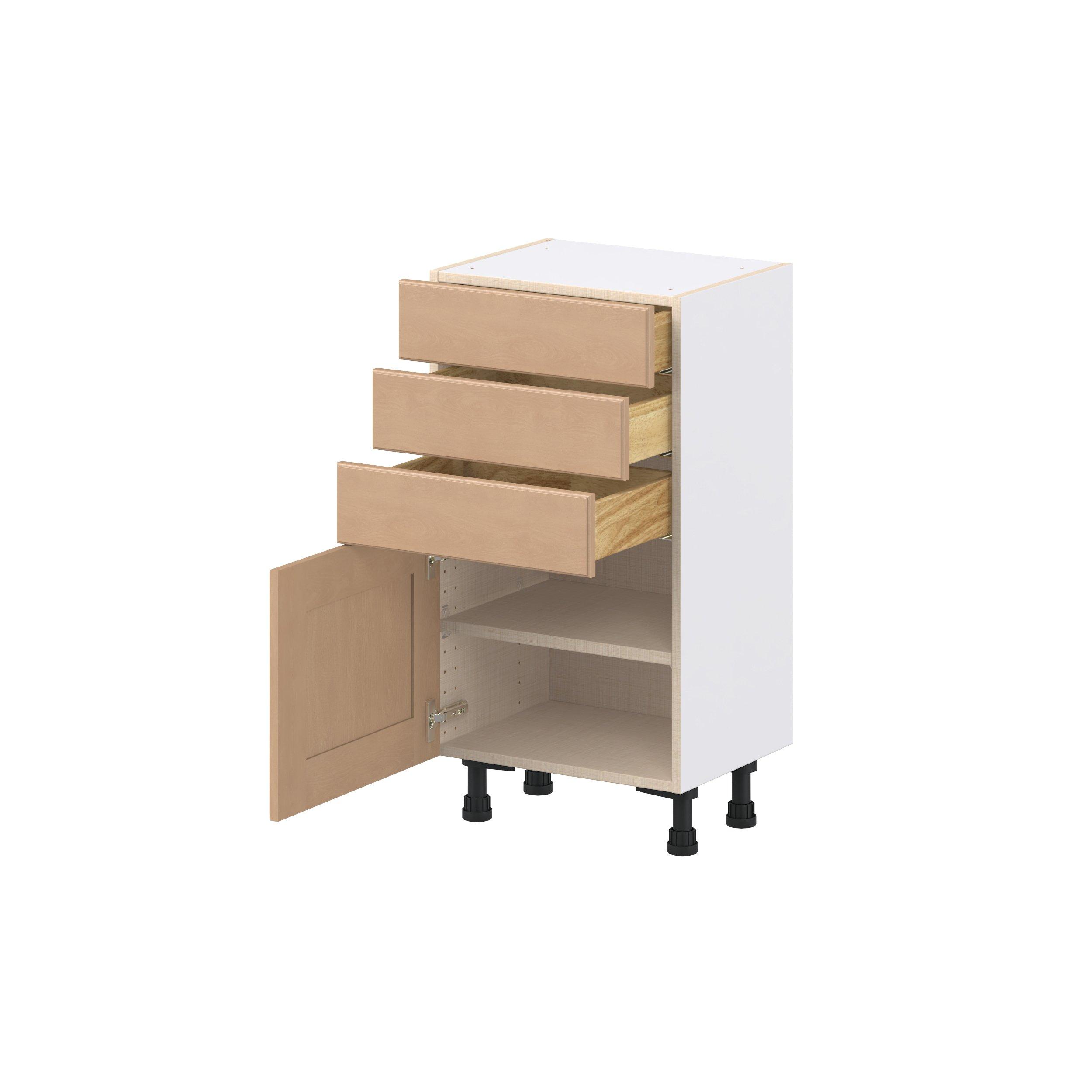 Sugarhill 18 in. Stained Sugar Cookie Shallow Base Cabinet