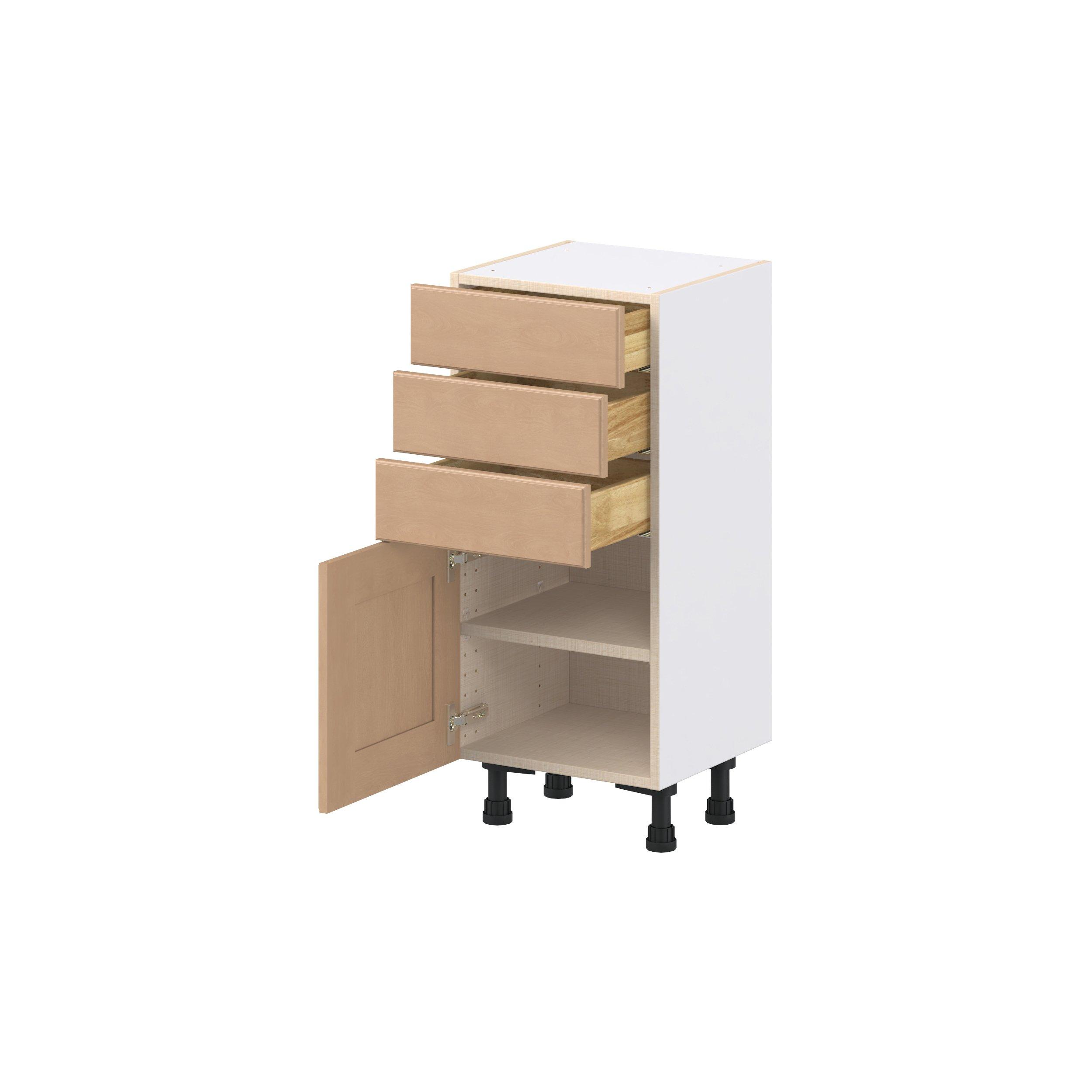 Sugarhill 15 in. Stained Sugar Cookie Shallow Base Cabinet
