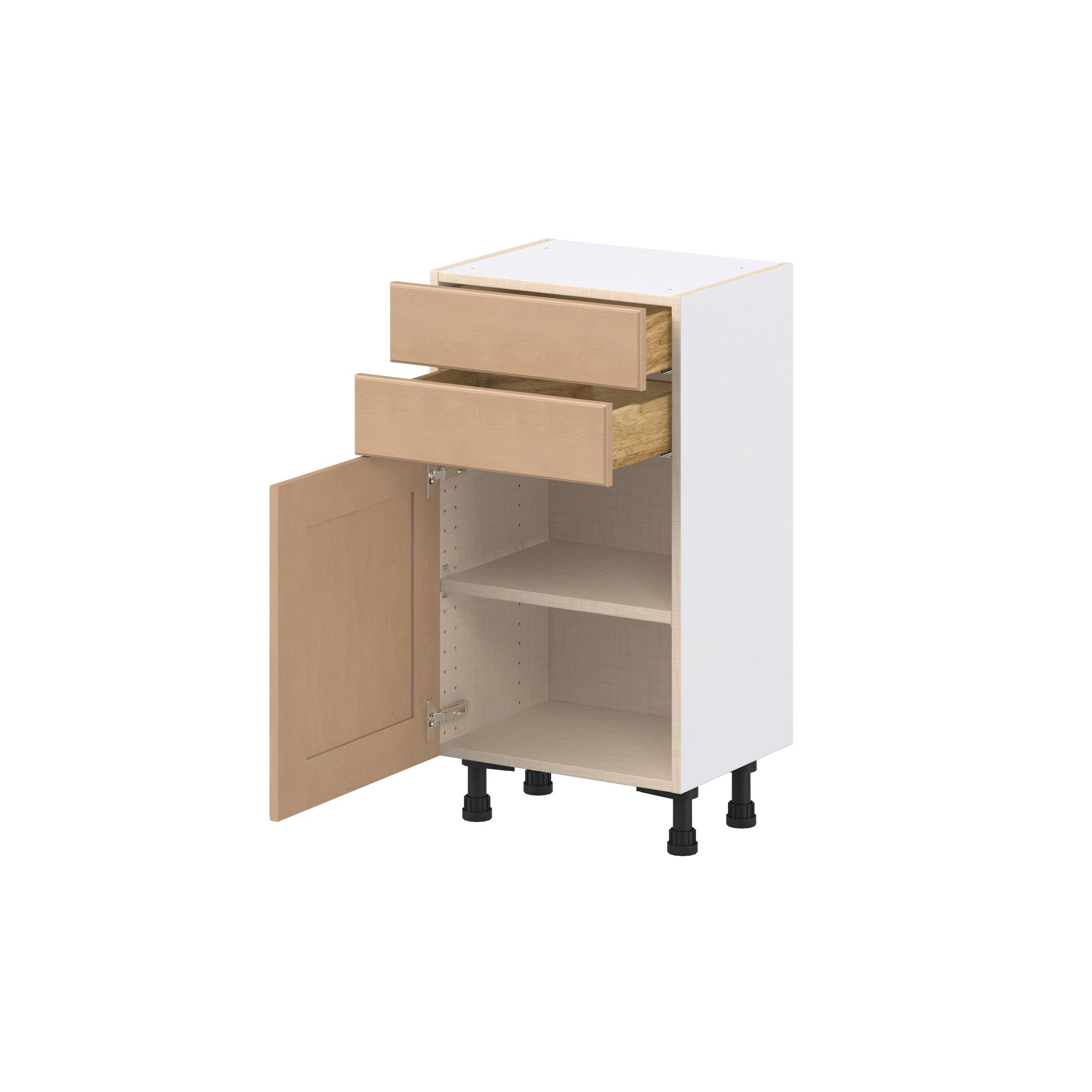 Sugarhill 18 in. Stained Sugar Cookie Shallow Base Cabinet
