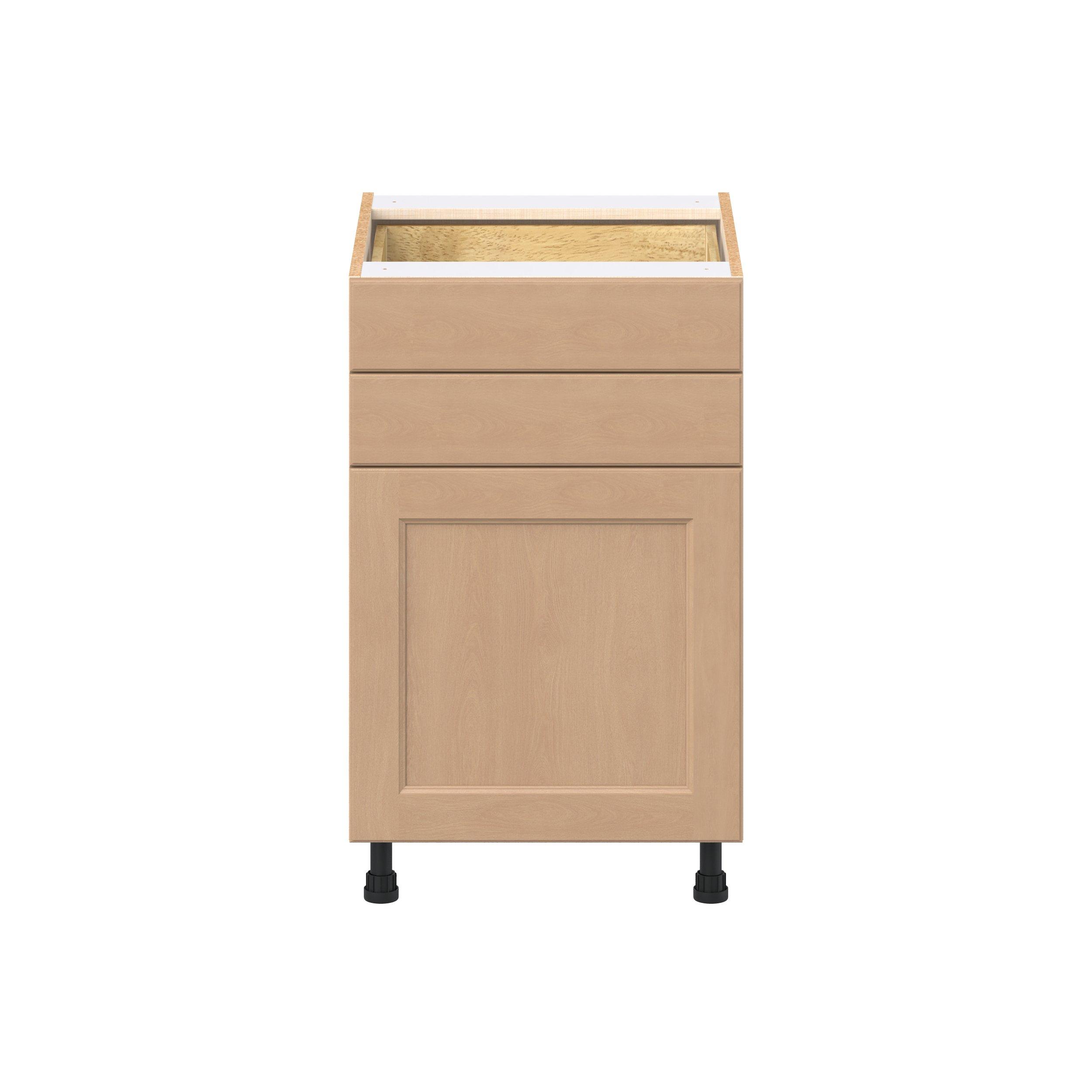 Sugarhill 21 in. Stained Sugar Cookie Door and Drawer Base Cabinet