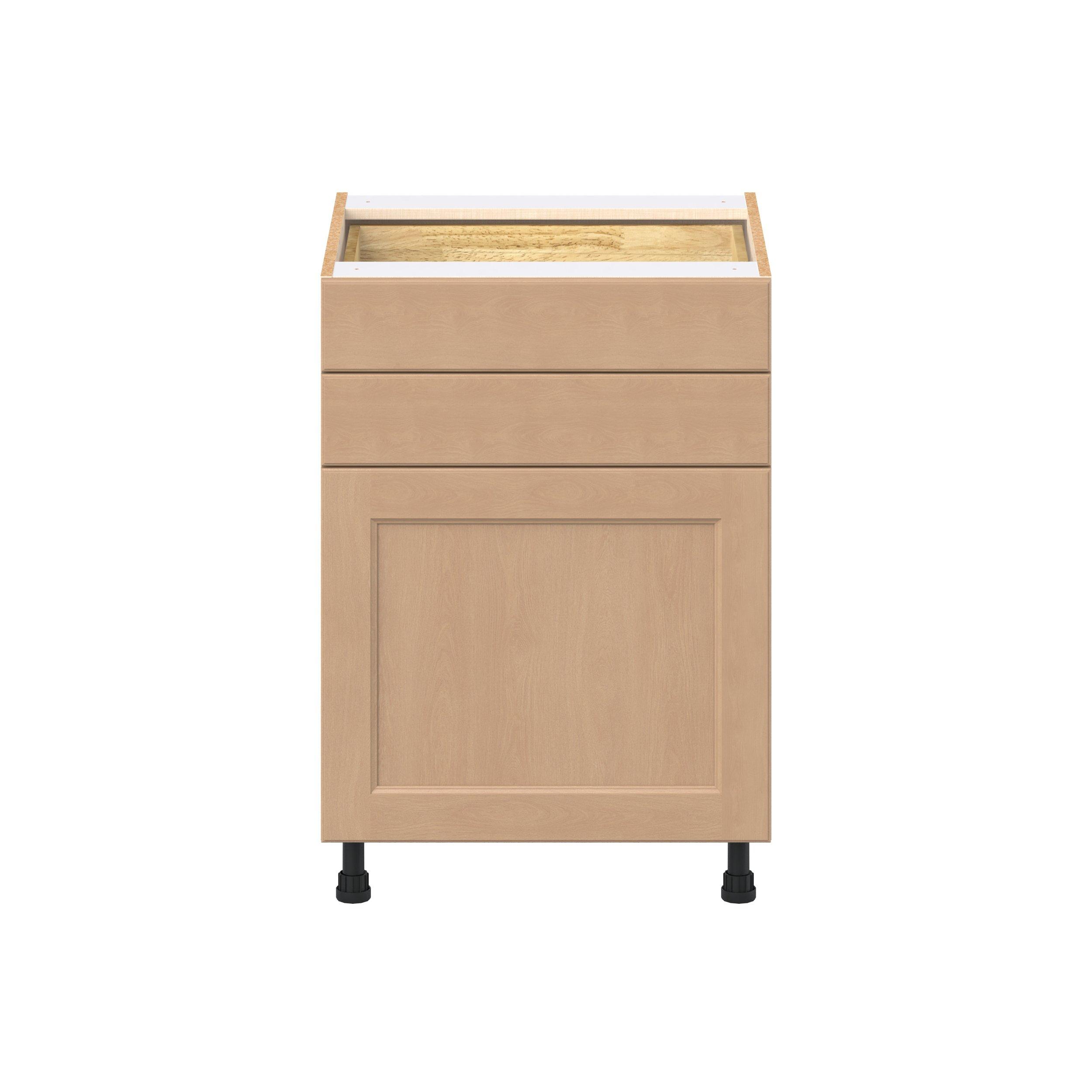 Sugarhill 24 in. Stained Sugar Cookie Door and Drawer Base Cabinet