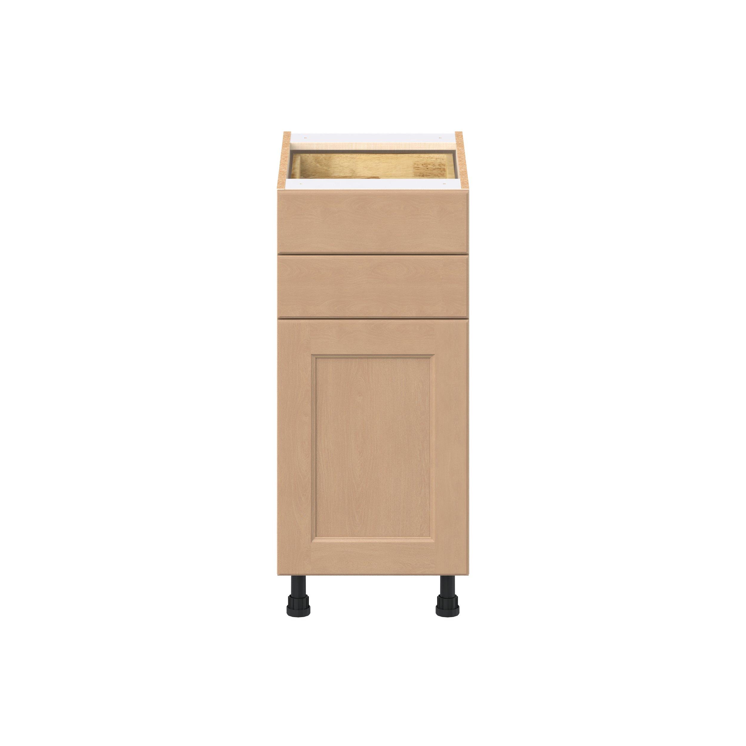Sugarhill 15 in. Stained Sugar Cookie Door and Drawer Base Cabinet