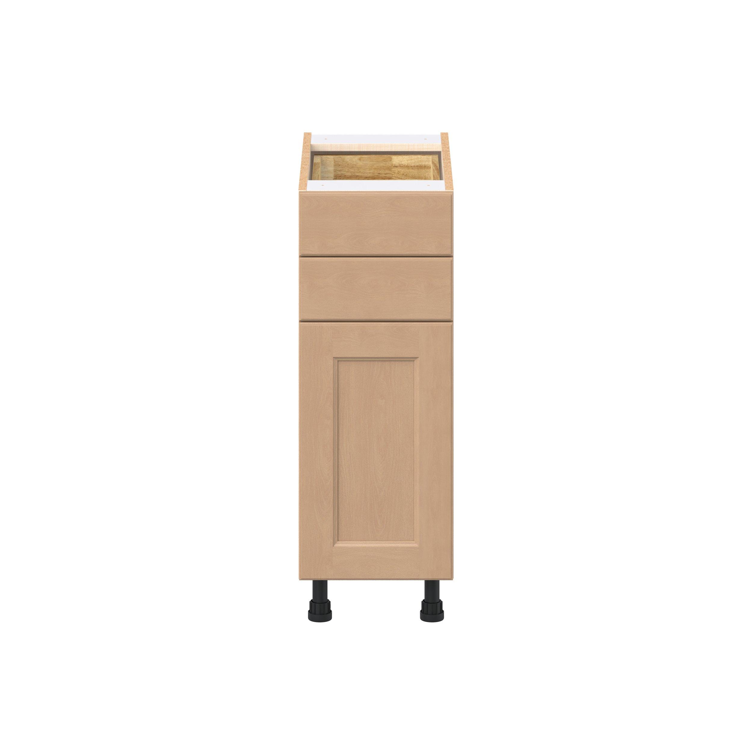 Sugarhill 12 in. Stained Sugar Cookie Door and Drawer Base Cabinet