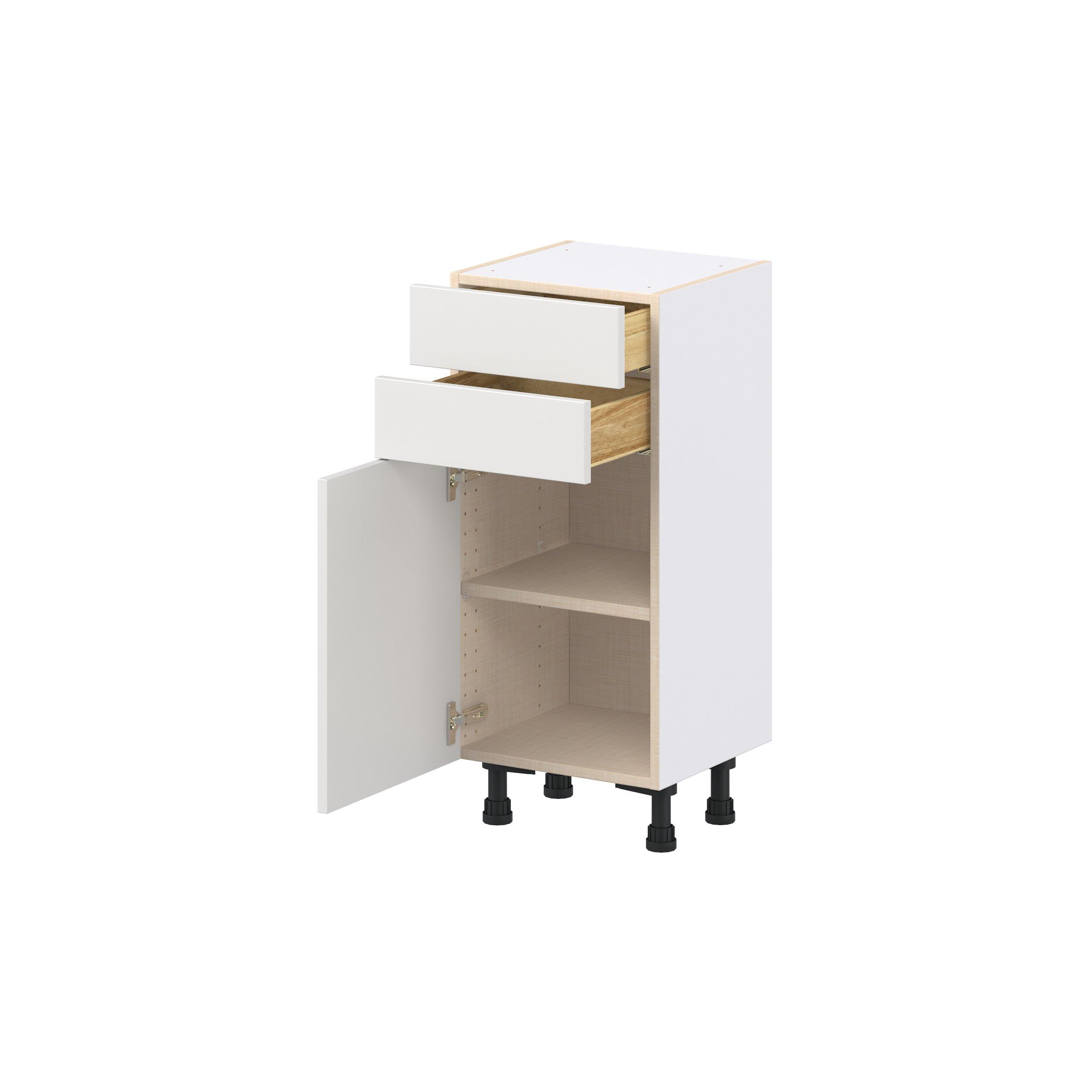 Candler 1 Door 2 Drawer Shallow Base Door and Drawer Cabinet