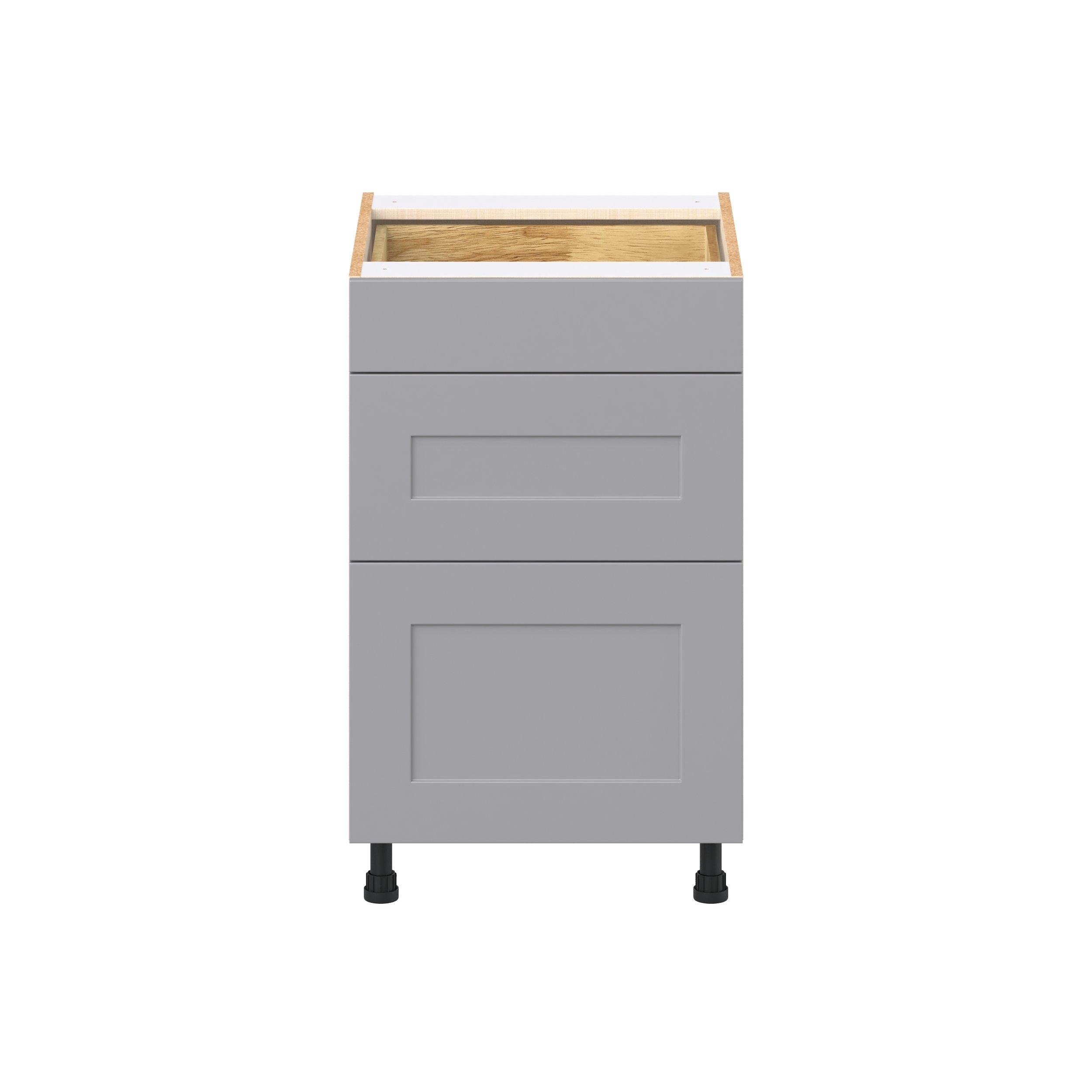 Candler 21 in. Painted Slate Gray Drawer Base Cabinet