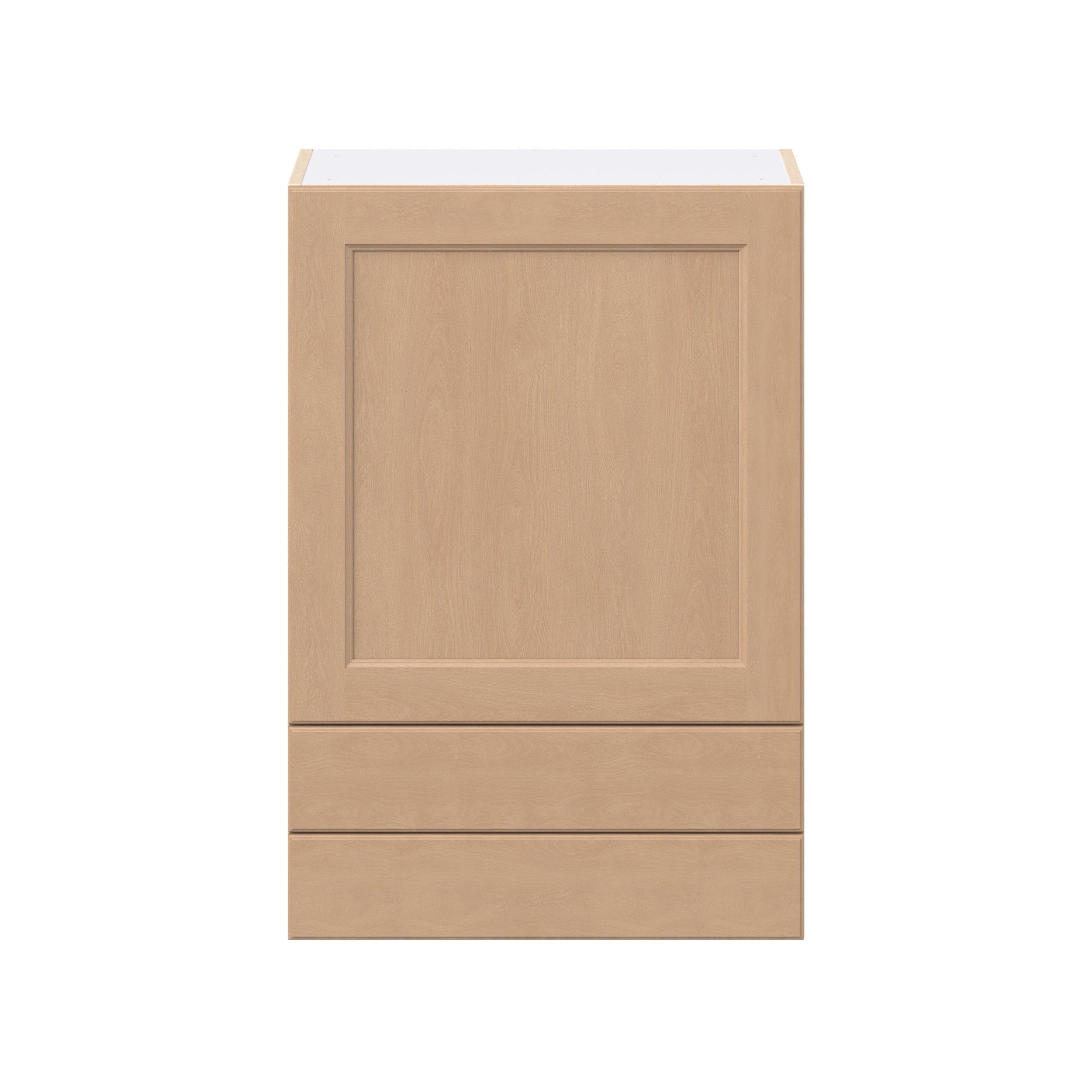 Sugarhill 24 in. Stained Sugar Cookie Door and Drawer Wall Cabinet